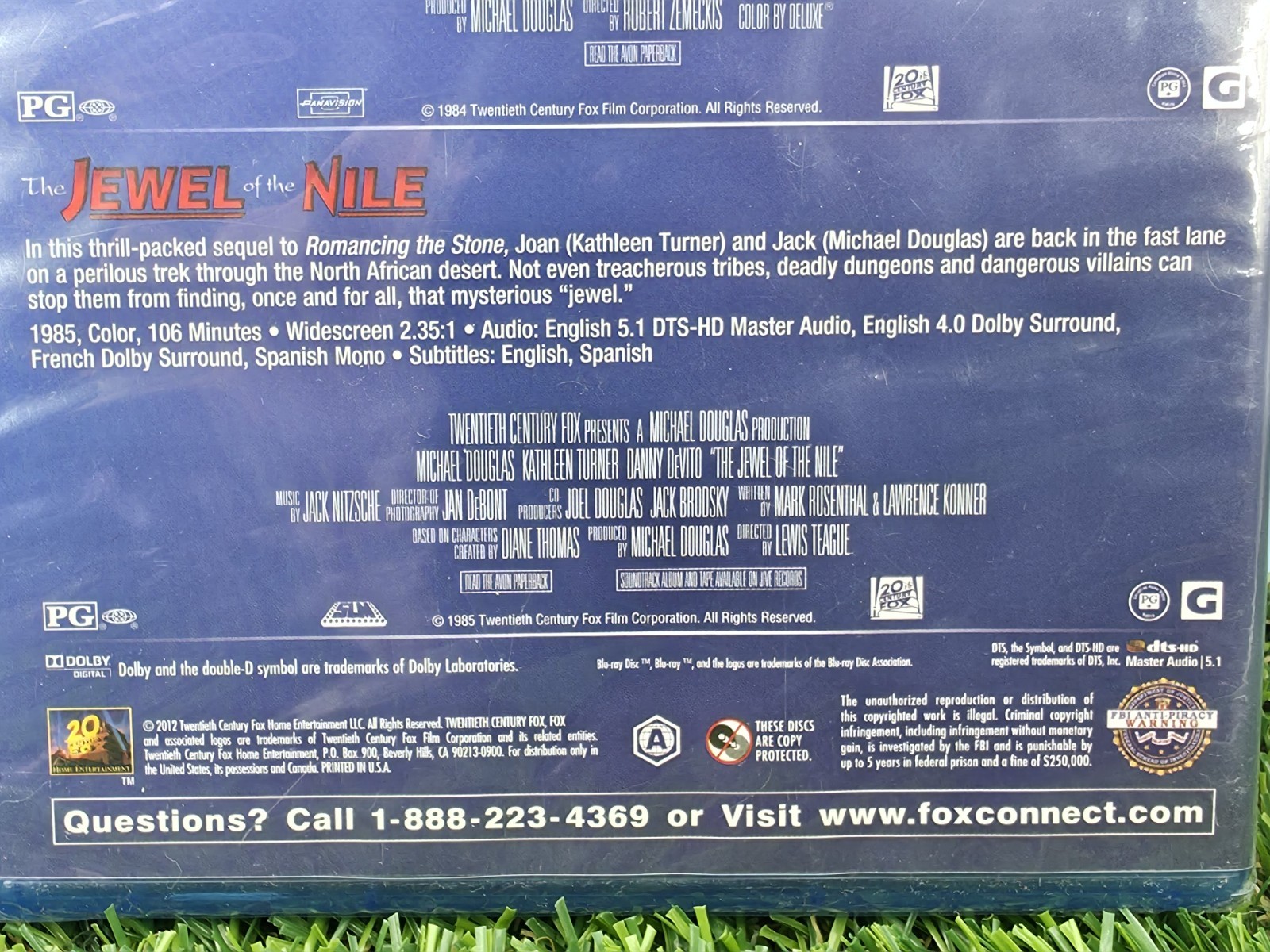 (New/Sealed) Romancing the Stone / Jewel of the Nile [Blu-ray] Own the Moments