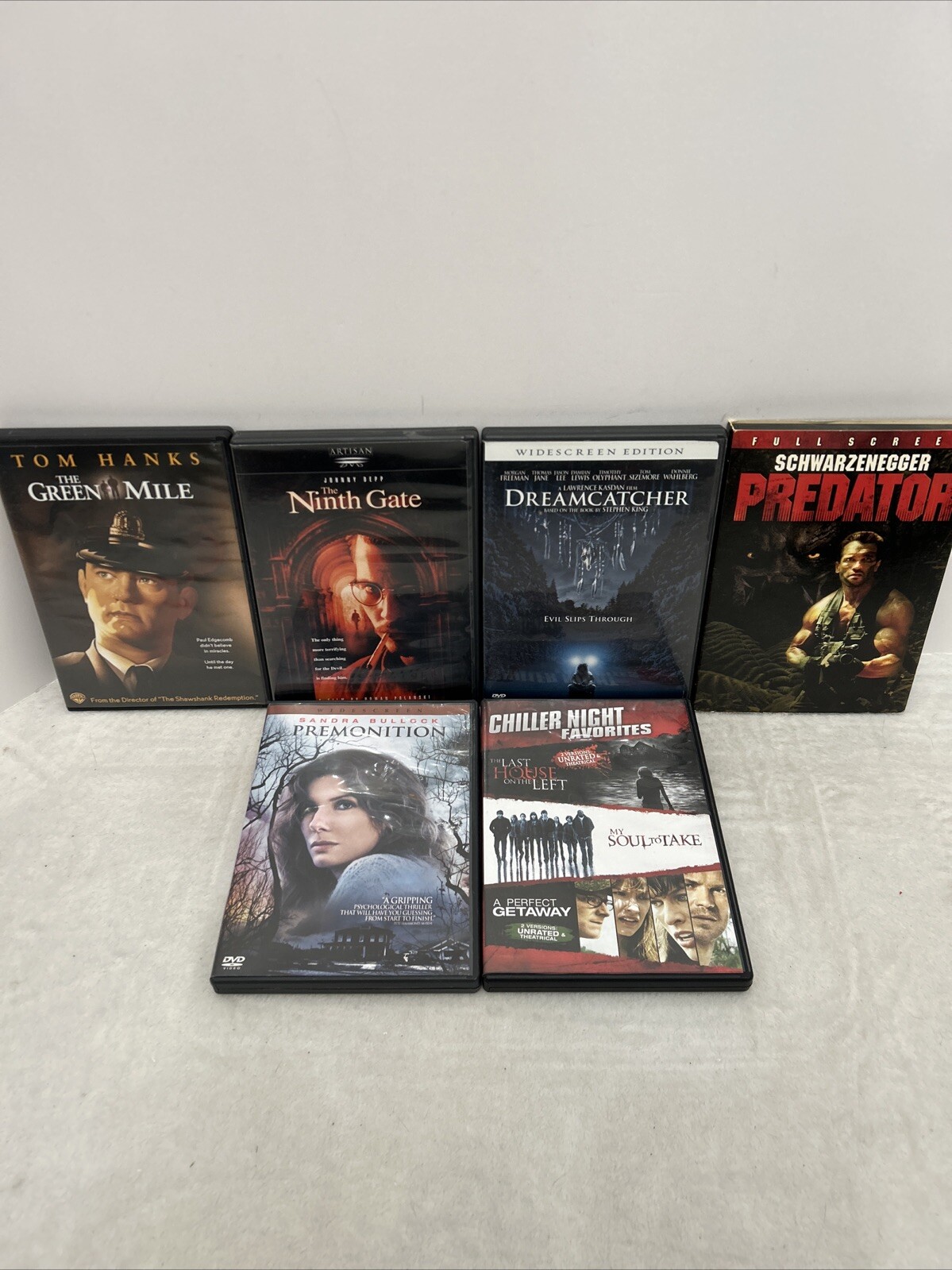 🔥LOT OF 8 – HORROR/THRILLER DVDS