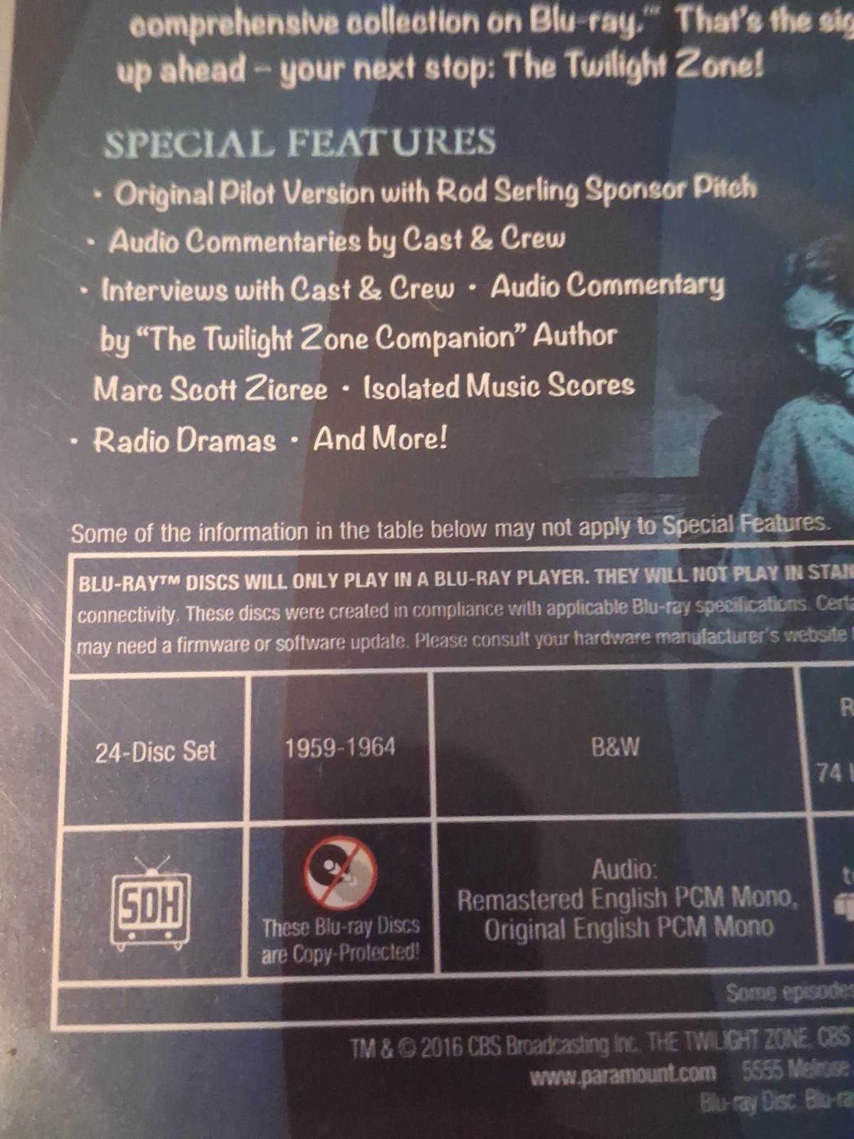 The Twilight Zone: The Complete Series 24 Blu-Ray Set & Night Gallery DVD Set