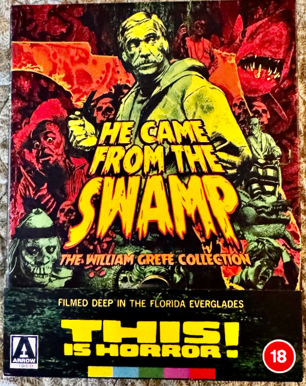 HE CAME FROM THE SWAMP ARROW BOXED SET LIKE NEW 4 BLURAYS 7 FILMS WILD HORROR