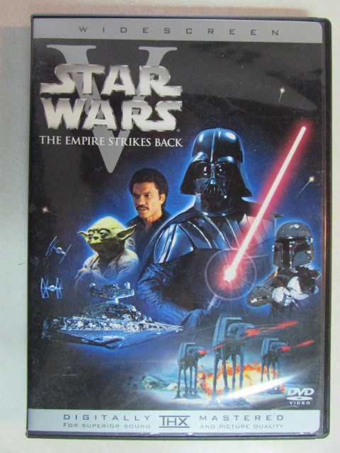 THE EMPIRE STRIKES BACK WIDESCREEN 2:35:1 DIGITALLY MASTERED THX USED 2004 DVD
