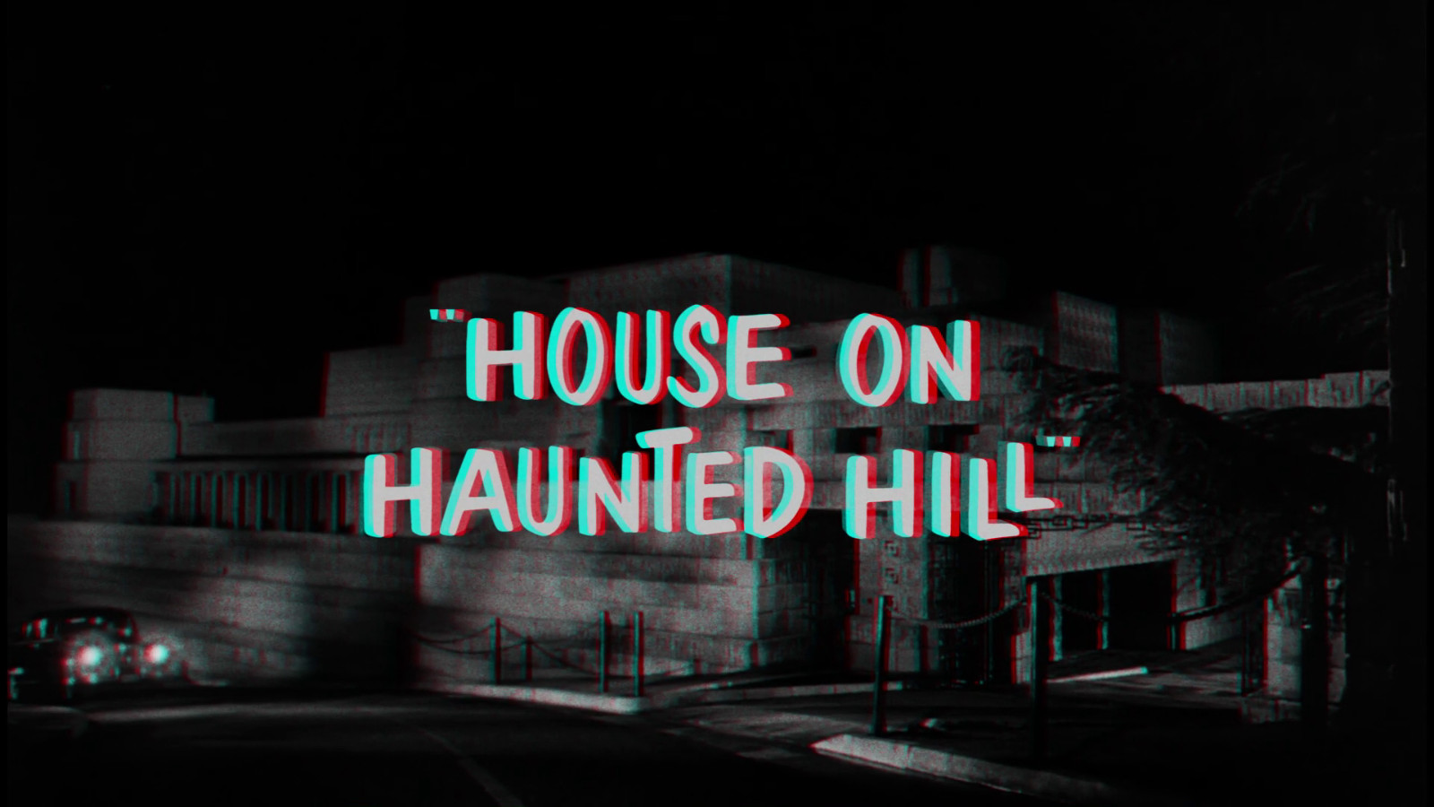 3D Blu-ray – House on Haunted Hill, Vincent Price 1959, Digital 3D + Anaglyph 3D