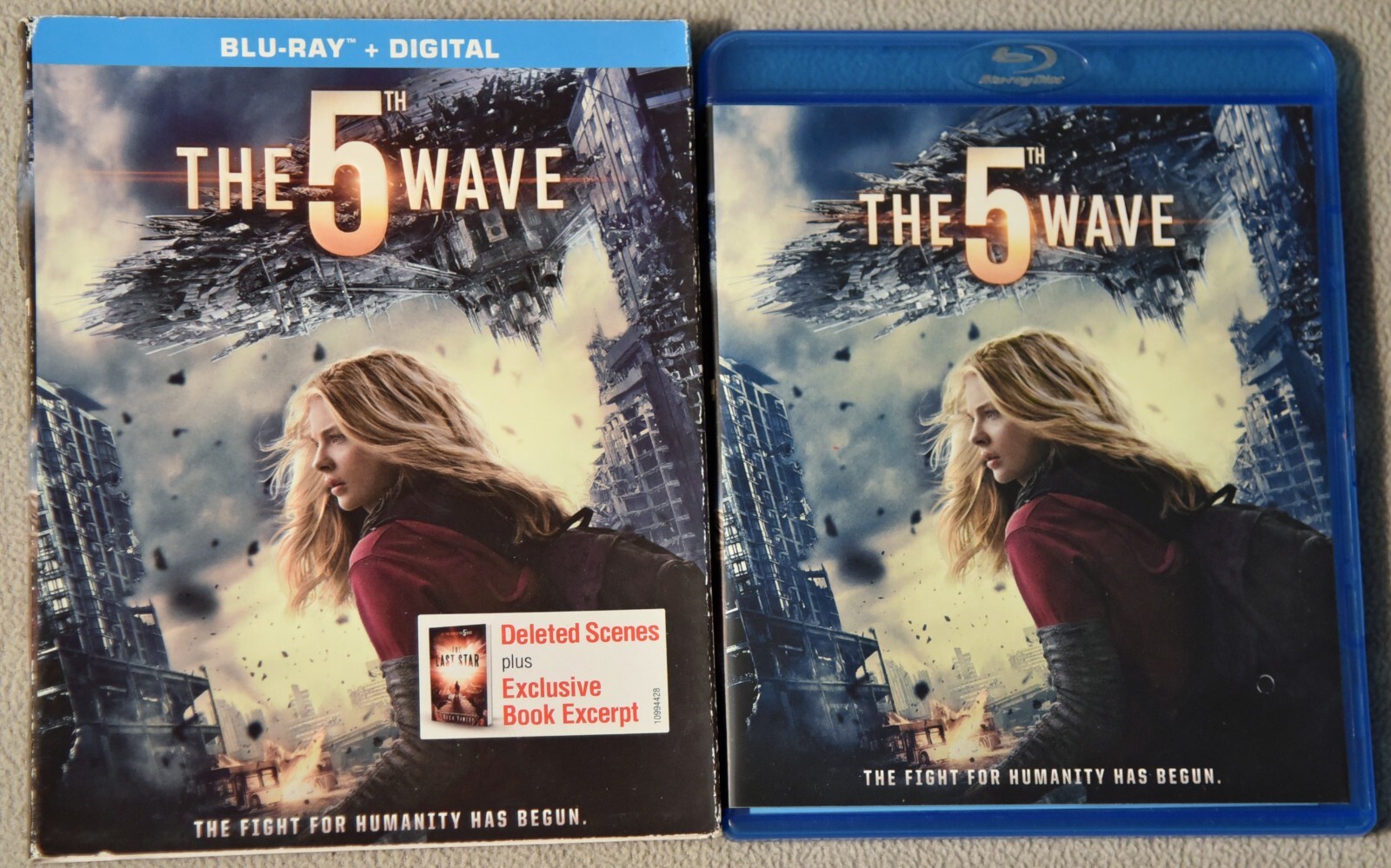 NEW- The 5th Wave Blu-ray Region A US, Chloe Grace Moritz & Liev Schreiber