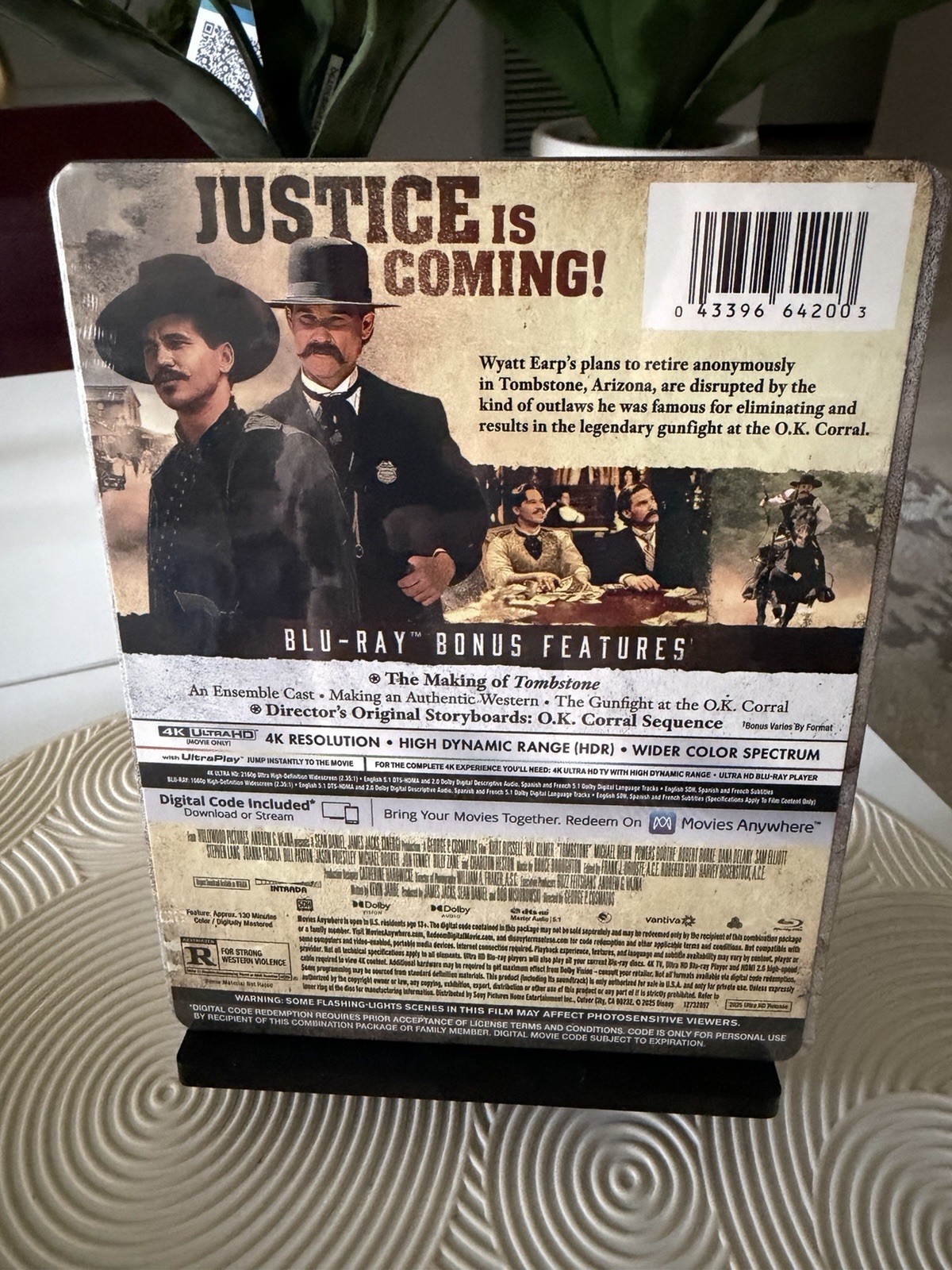 Steelbook Tombstone ( 4K UHD + Blu-ray + Digital ) sealed