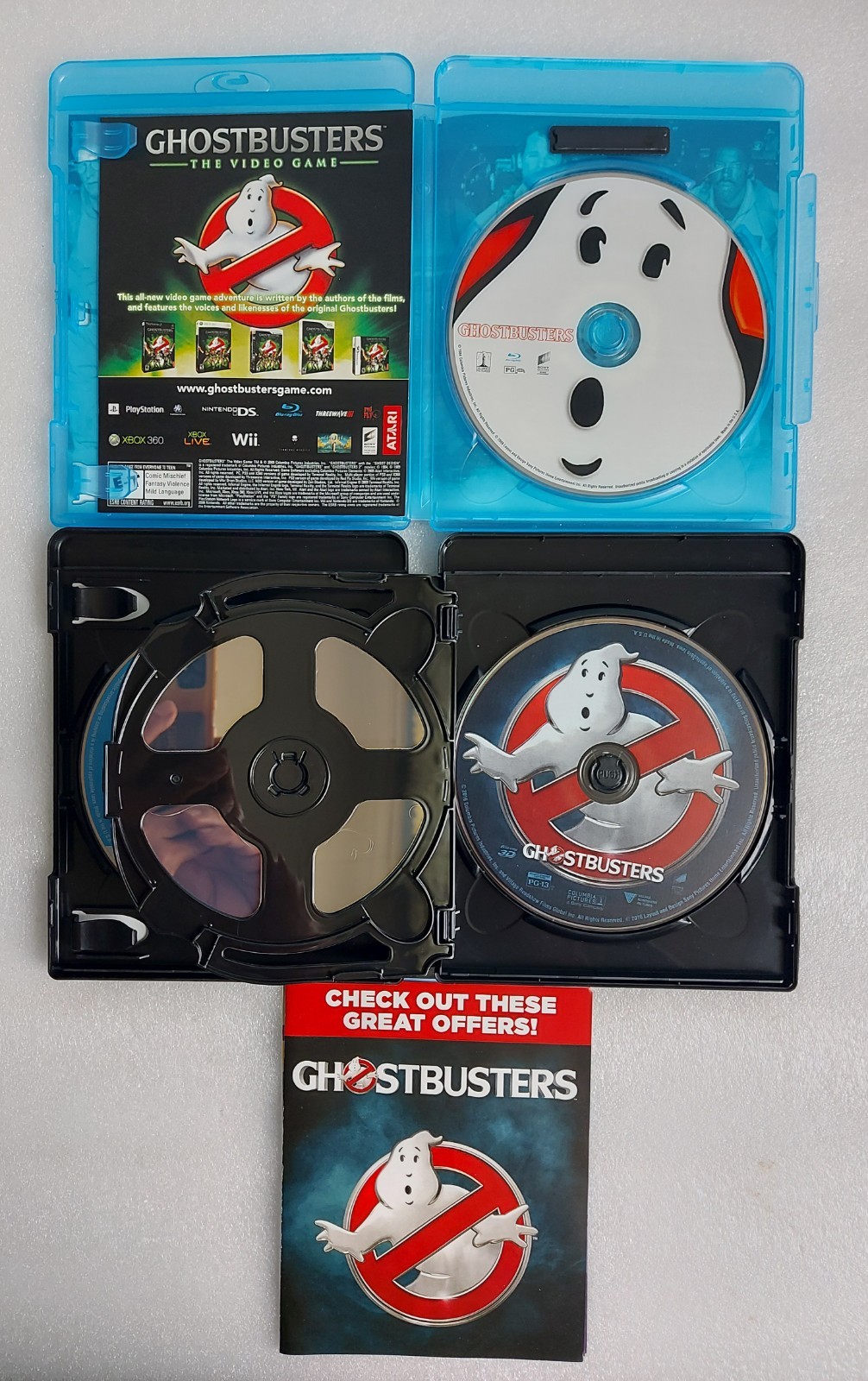 Ghostbusters, Answer the Call 4K Ultra HD Bluray/3D Bluray/Bluray w/ Slipcover.