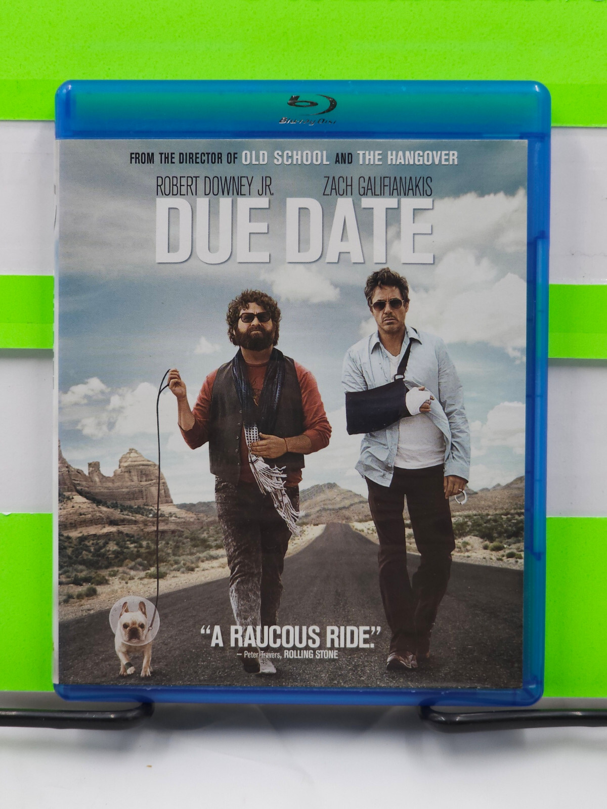 DUE DATE ROBERT DOWNEY JR ZACH GALIFIANAKIS SINGLE DISC BLU RAY