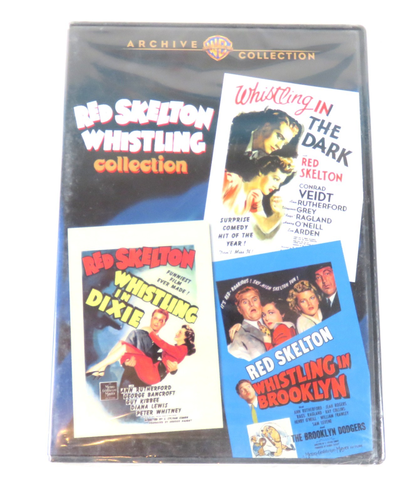 Red Skelton Whistling Collection DVD Warner Archive in the Dark Dixie Brooklyn