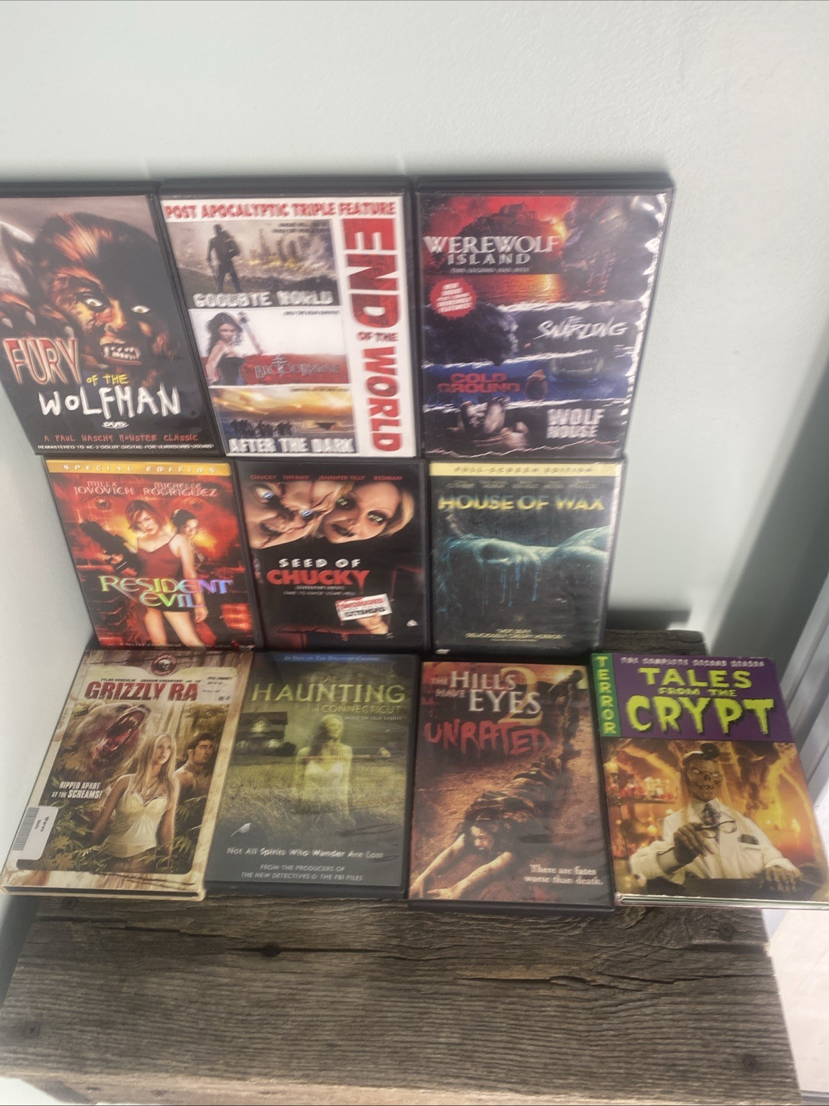 Horror DVD Lot Excellent Condition 10 DVDS Cult Horror Gore