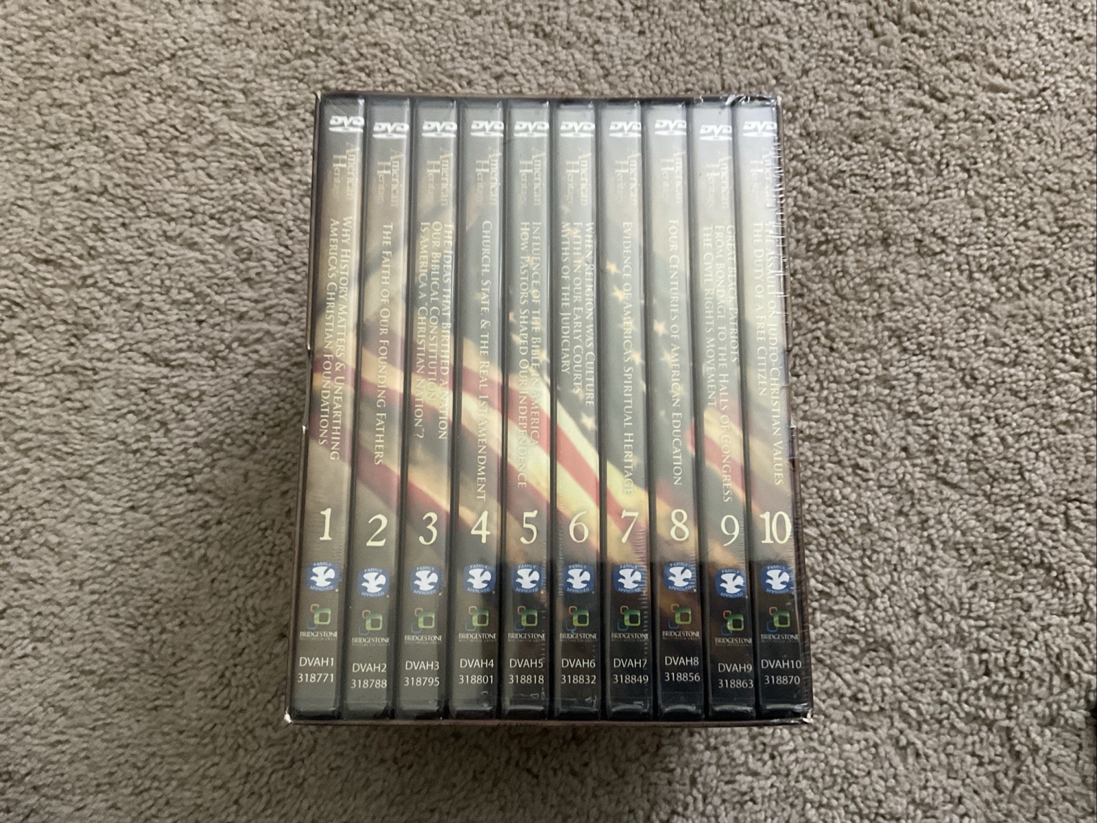NEW – SEALED 2007 10 DVD SET The American Heritage Series – David Barton READ!