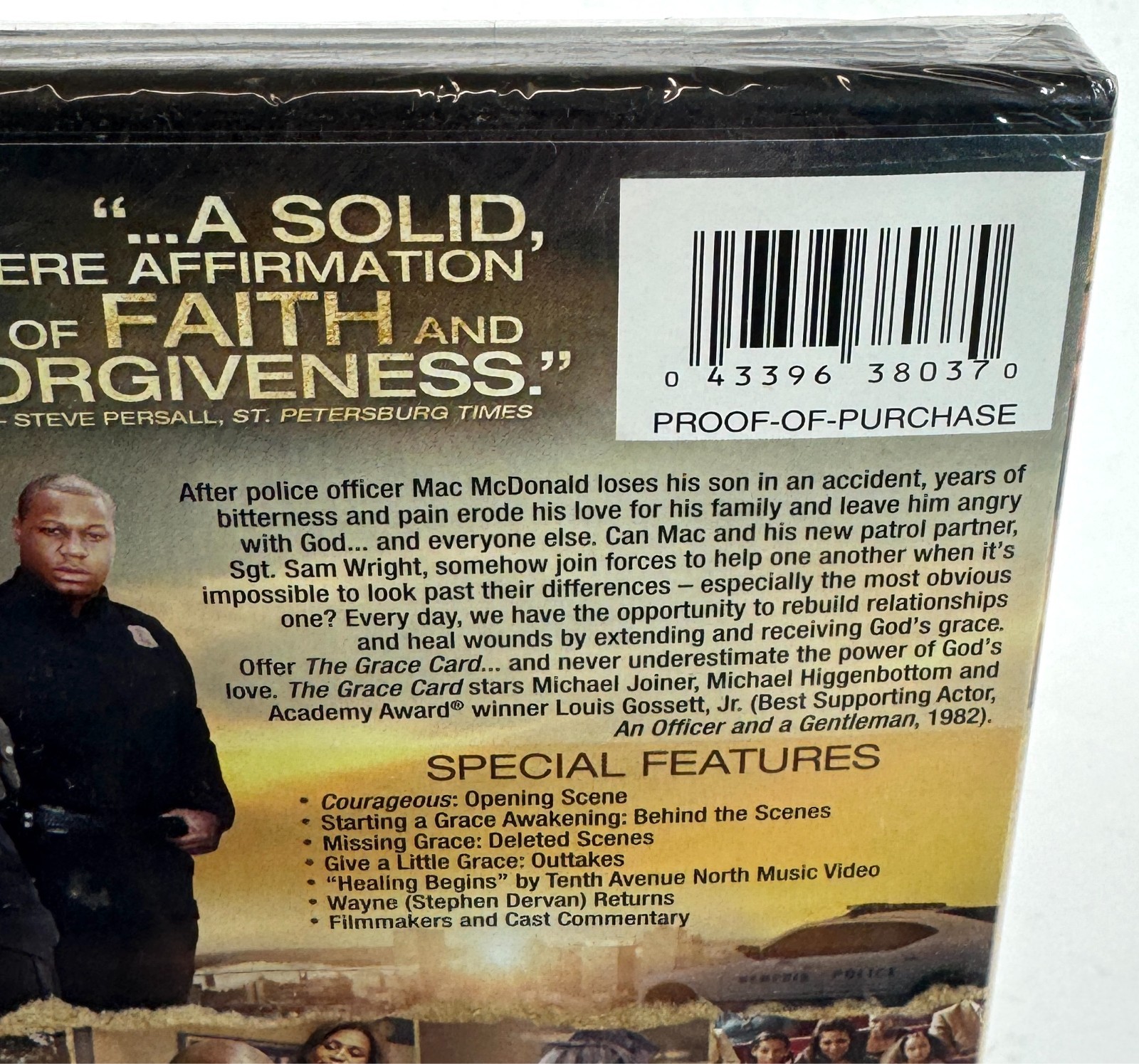 The Grace Card DVD 2010 Faith Based Christian Cop Police Drama Affirm Films NEW