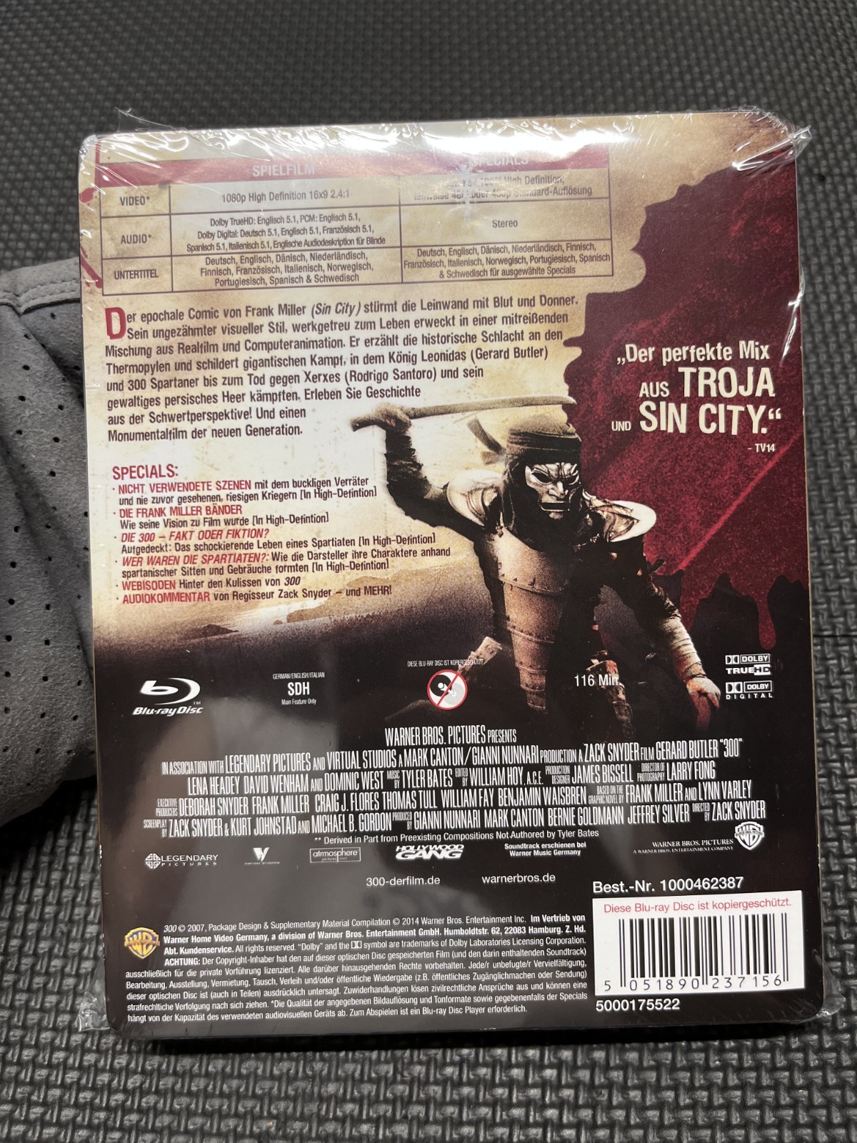 300:NEW/SEALED:1st. Ed. Steelbook Import/Bluray/Limited Number/VERY RARE/OOP
