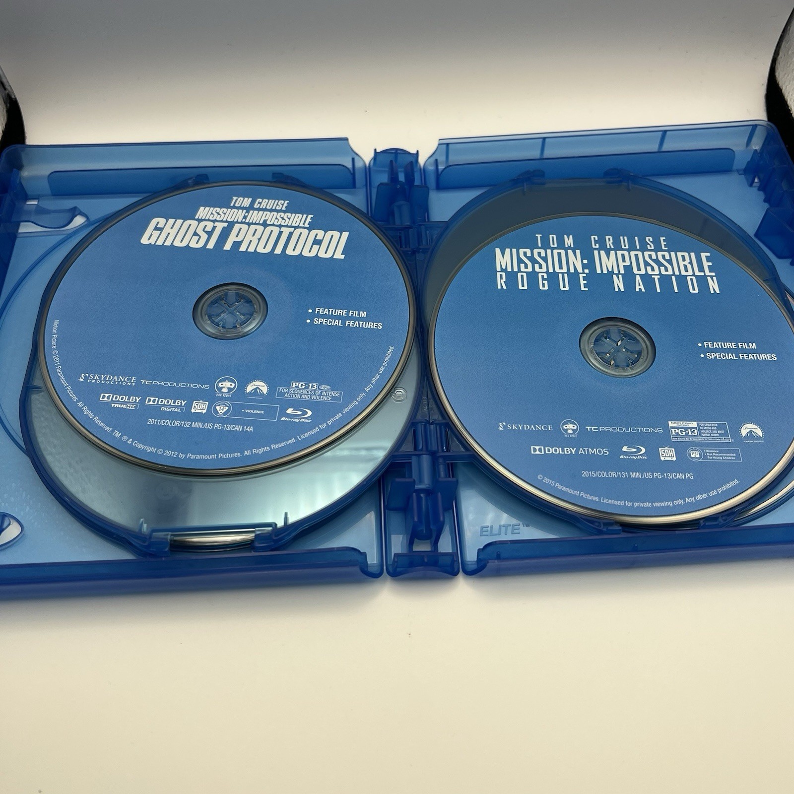 Mission: Impossible-6-Movie Collection (Blu-ray) 7 Discs – Like New – Tom Cruise