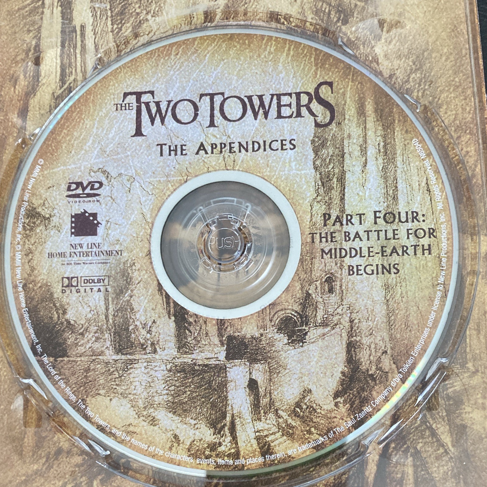 New Line The Lord of the Rings: Two Towers Special Extended 4-Disc DVD PG-13