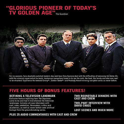 The Sopranos Complete Series 28 Disc Blu ray Box Set with Bonus Content