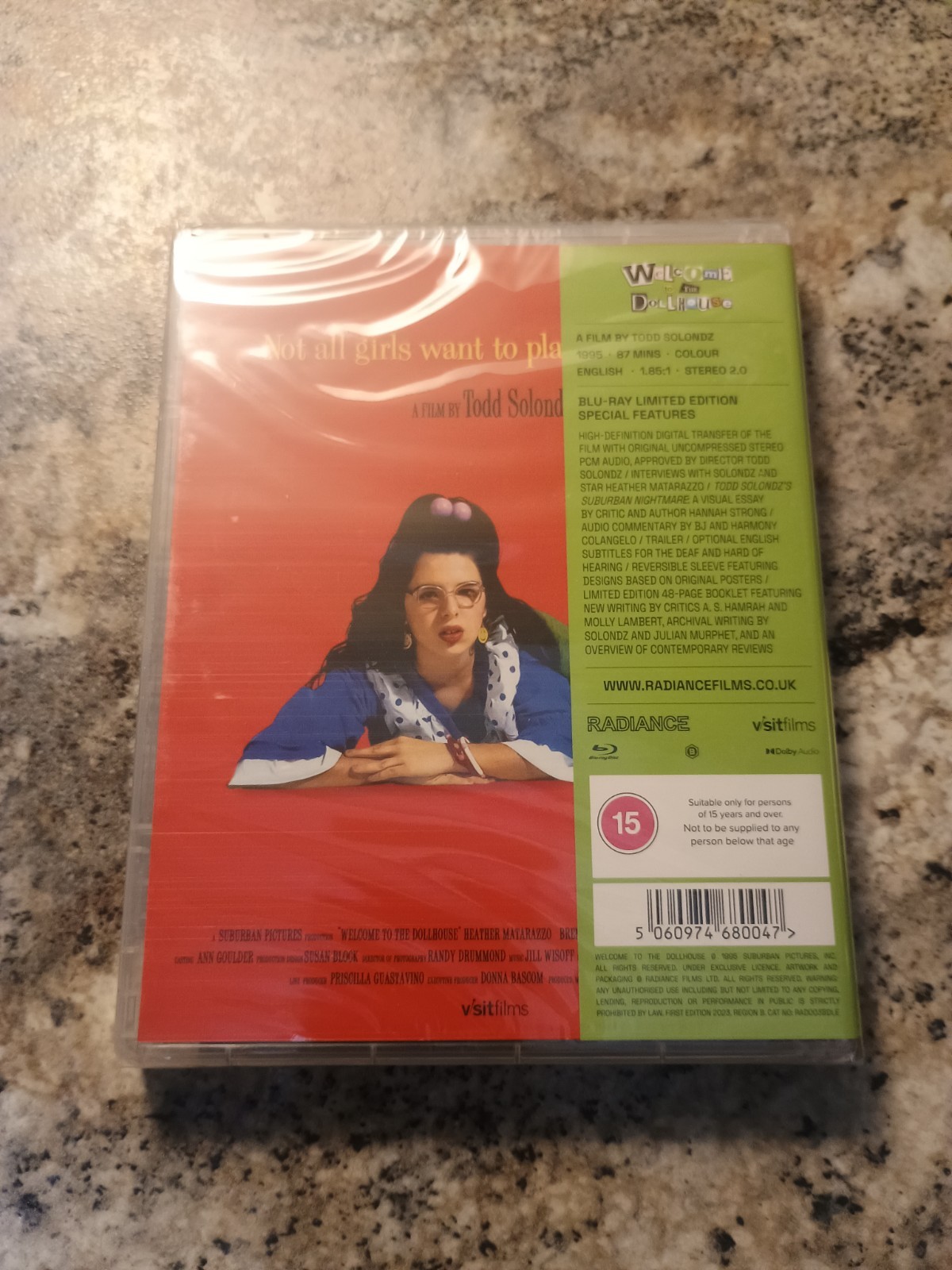 Welcome To The Dollhouse OOP Limited Edition Blu ray Radiance Films