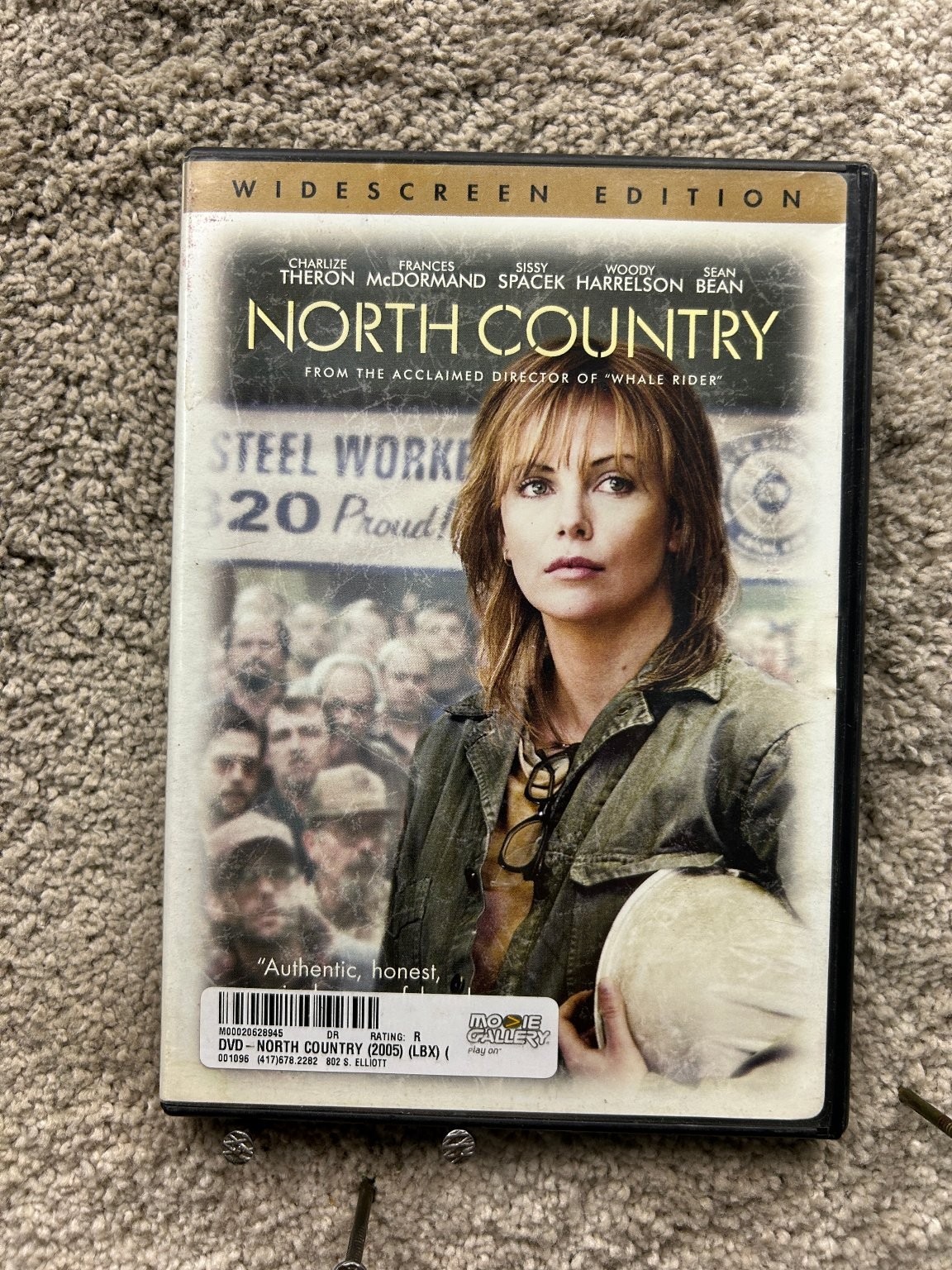 North Country DVD 2005 Widescreen Charlize Theron Frances McDormand Niki Caro