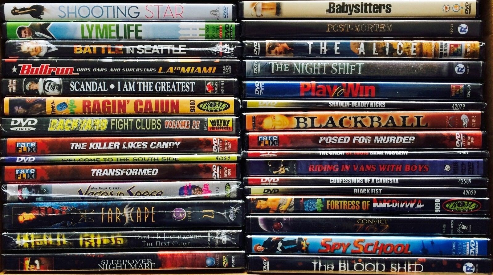 Inventory liquidation Wholesale Lot of 100 New DVD Assorted Bulk No Dups Nice 1!