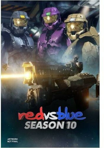 Red vs. Blue Season 10 Blu-Ray, Good DVD, Jason Saldana, Burnie Burns, Jen Brown