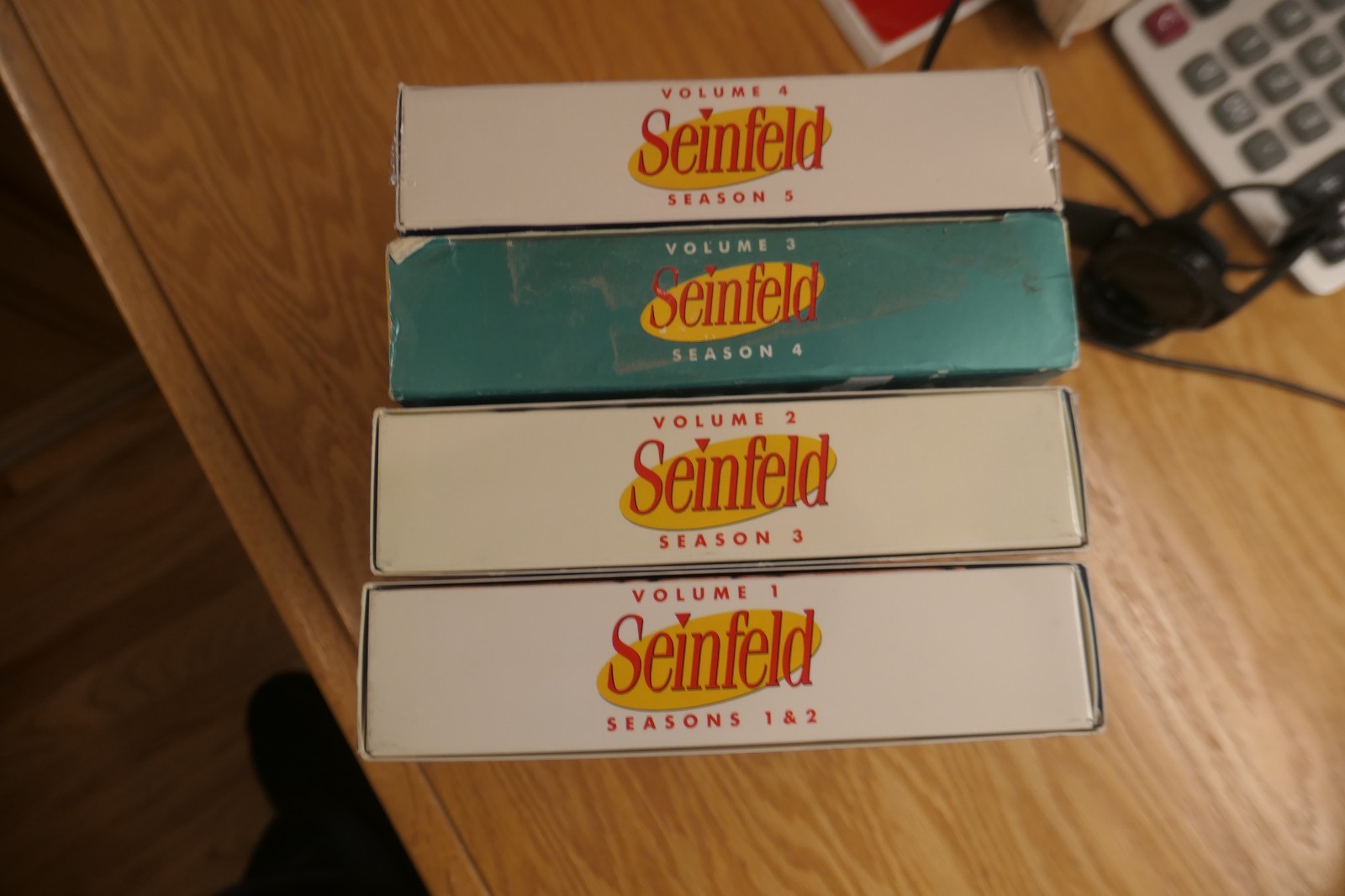 Jerry Seinfeld DVD Seasons 1-5. Season 5 is unopened in original packaging