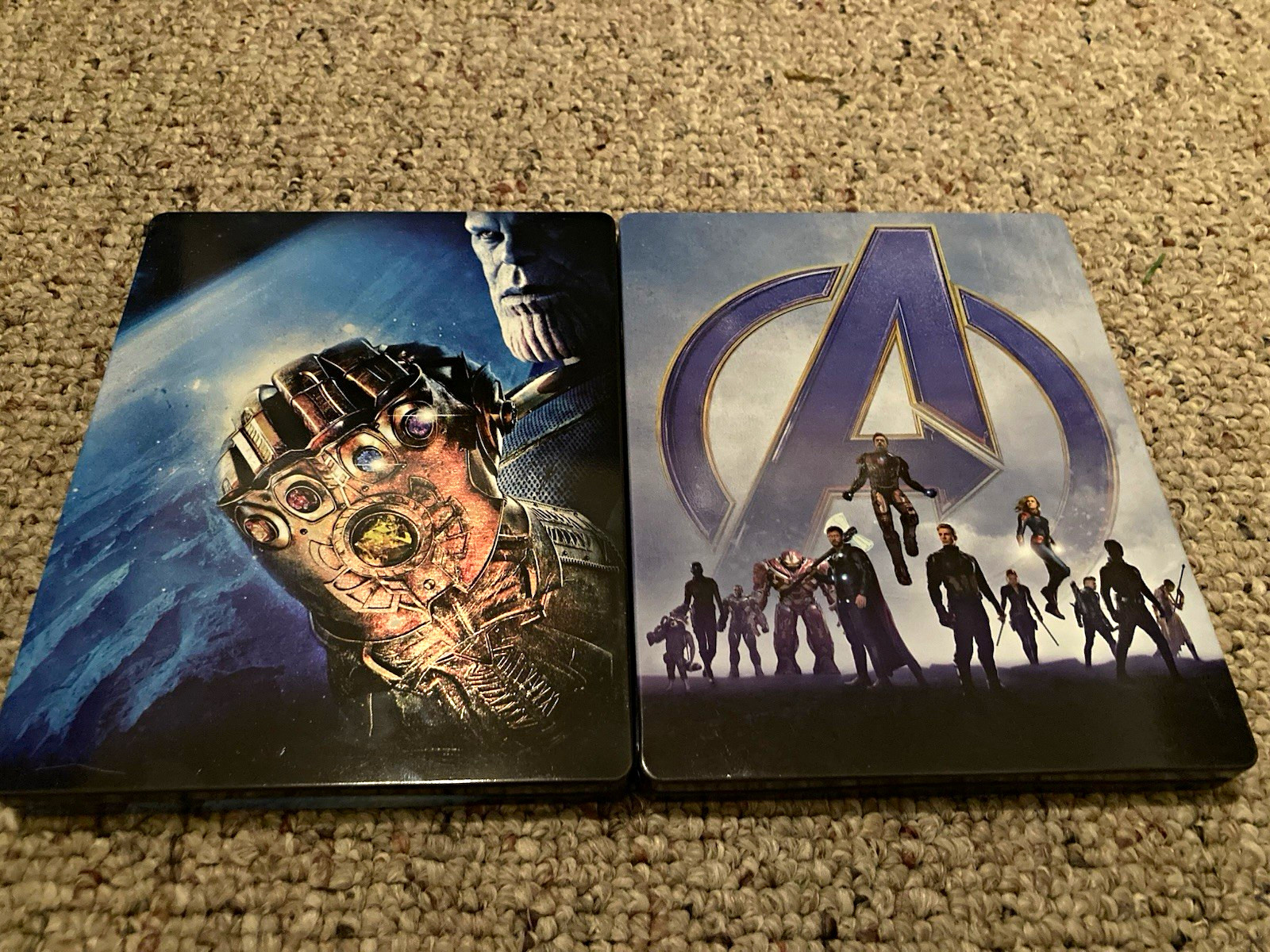 Avengers Infinity War / Endgame Steelbook 4K/Blu/Digital