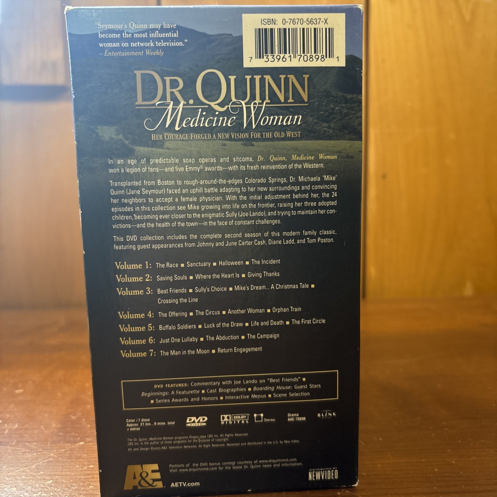 Dr. Quinn Medicine Woman Complete Season 2 7 Disc Set