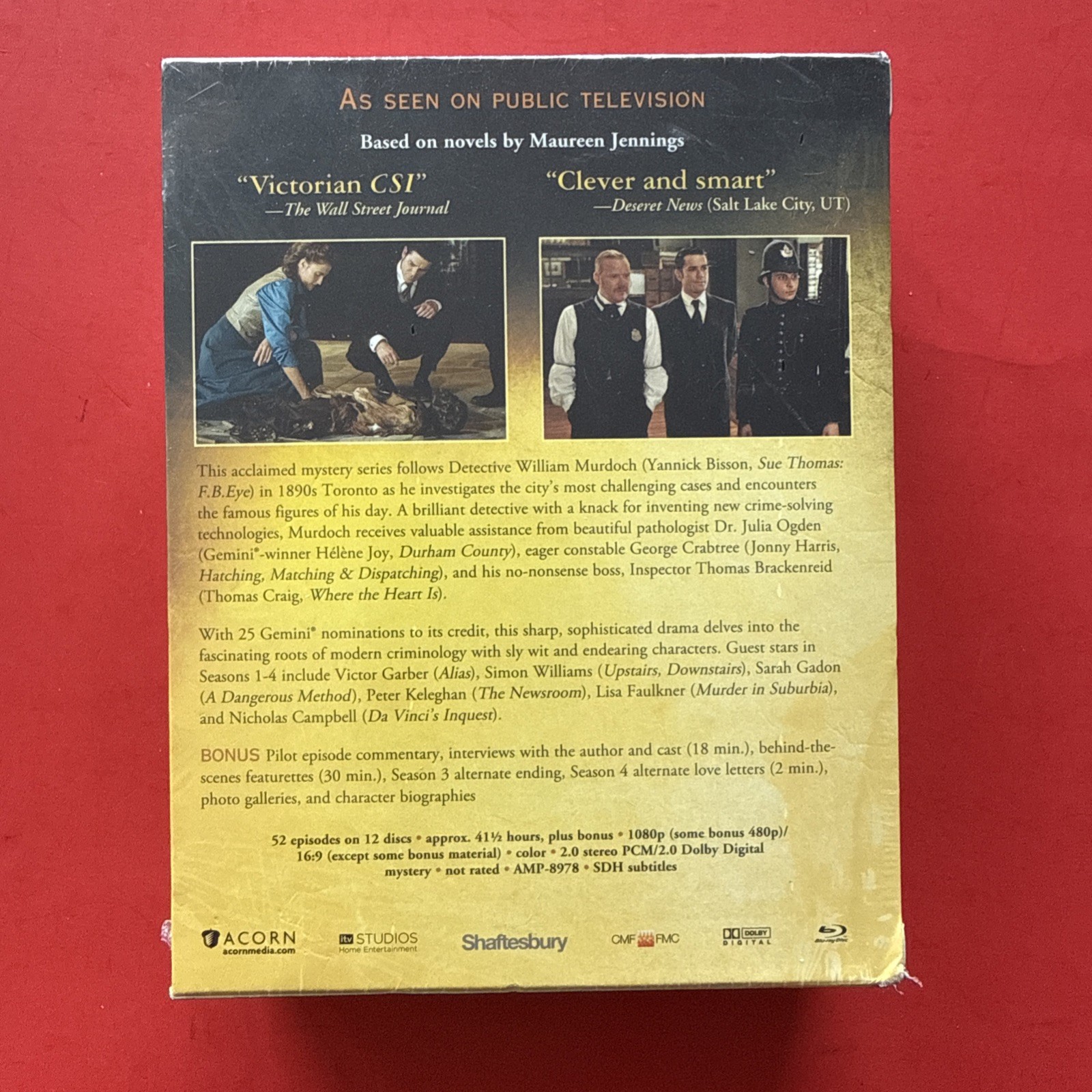 Murdoch Mysteries Collection Seasons 1-4 (DVD) NEW/SEALED