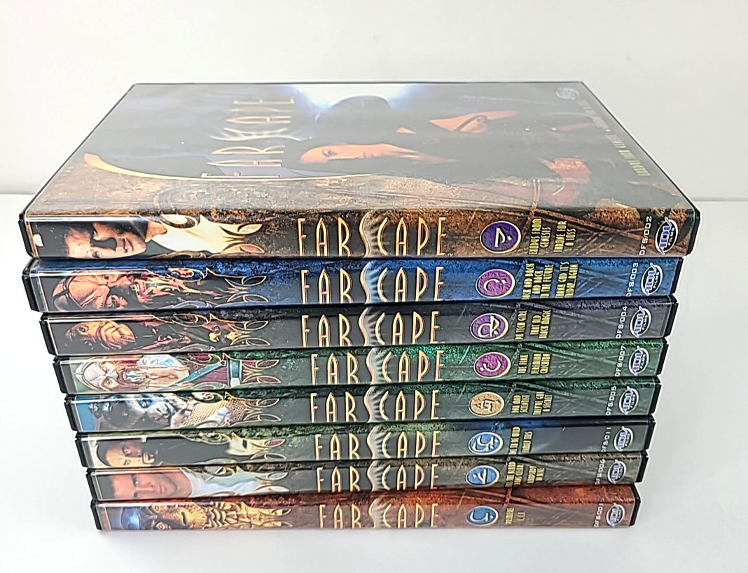 lot of 8 DVDs Farscape Seasons 1 Plus sci-fi TV series Excellent Condition