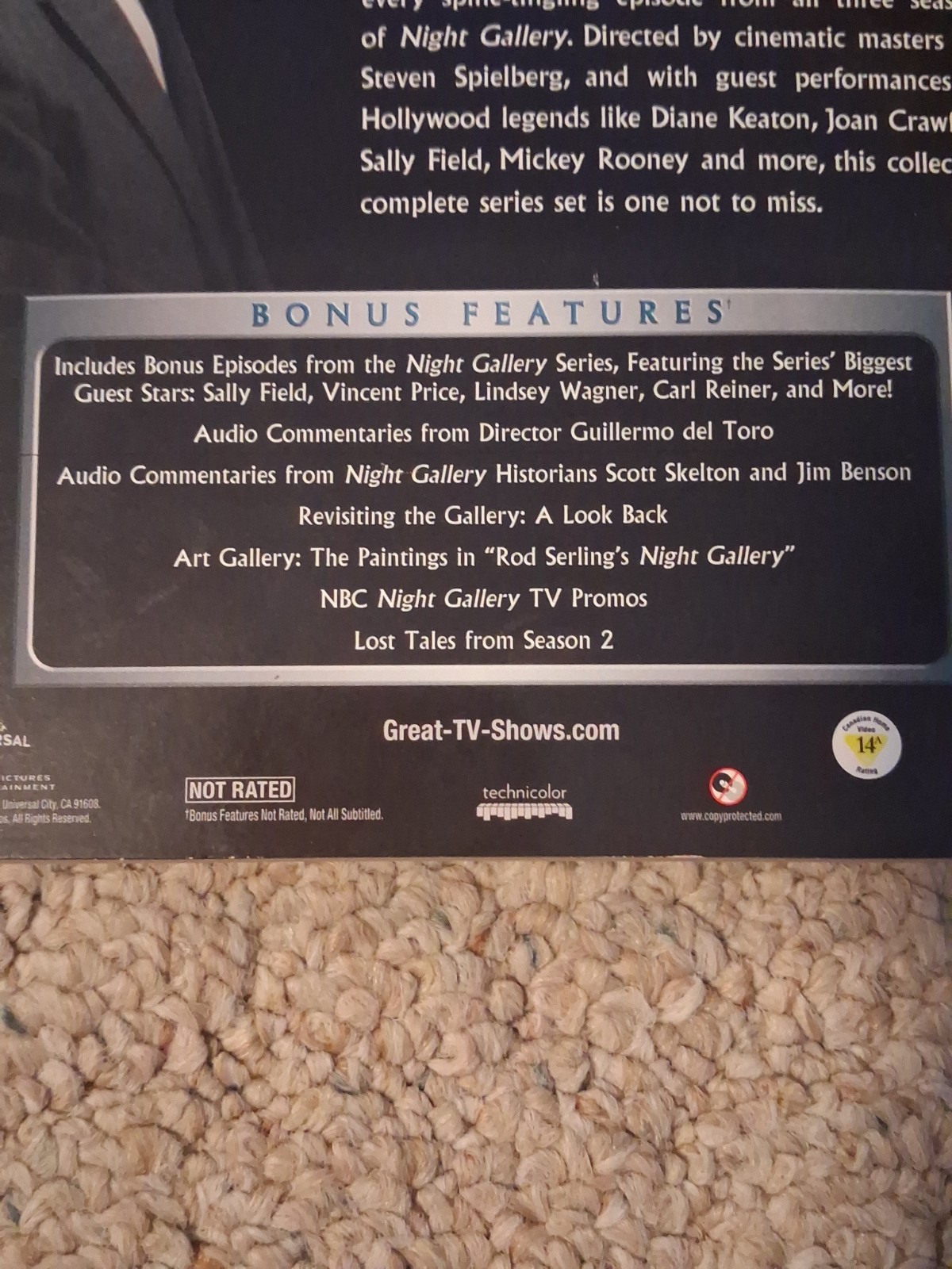 The Twilight Zone: The Complete Series 24 Blu-Ray Set & Night Gallery DVD Set