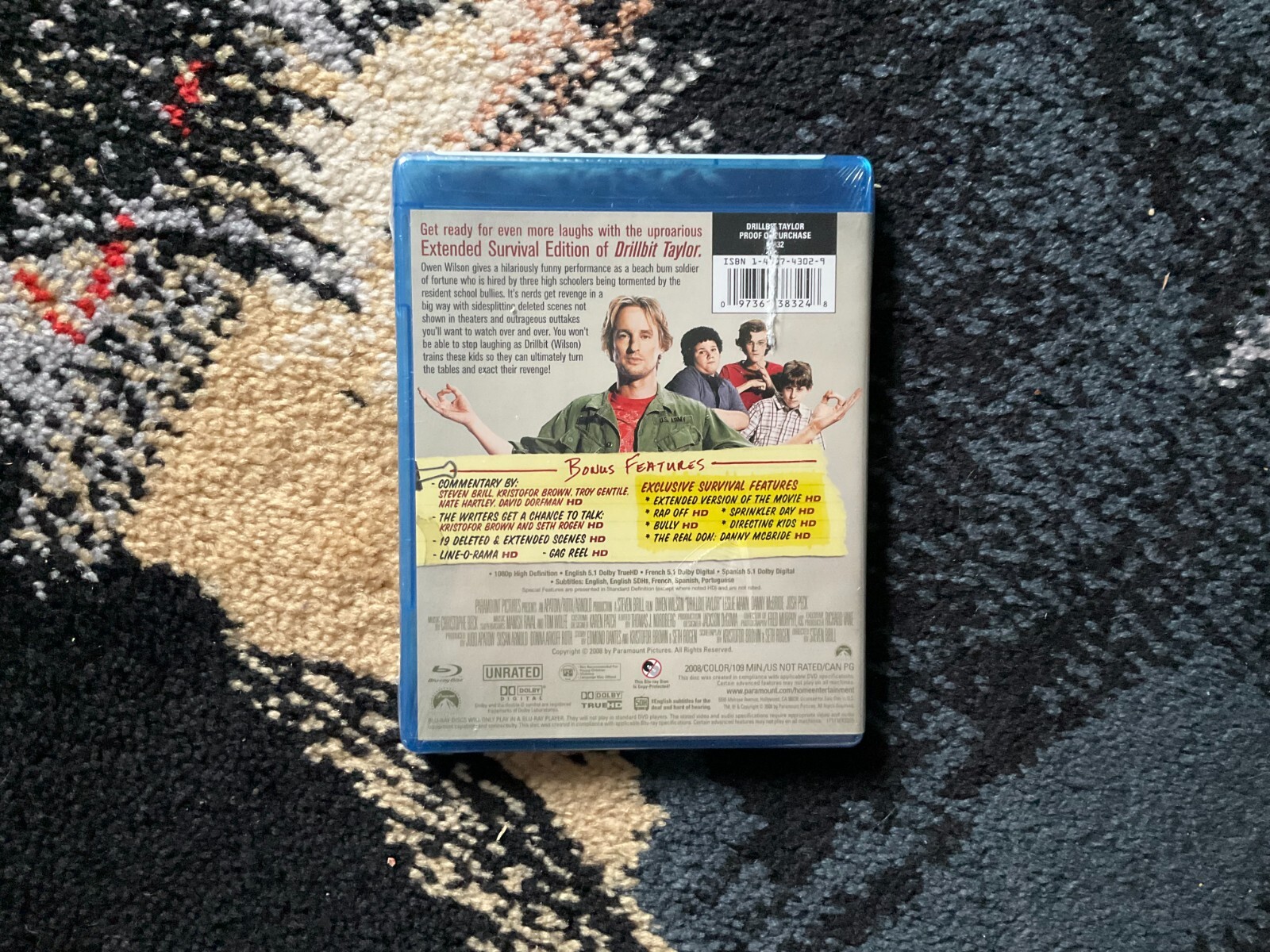 Drillbit Taylor : New Blu-ray Extended Survival Edition with Owen Wilson