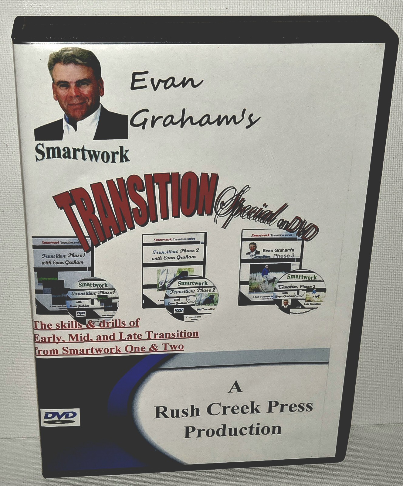 Evan Graham’s 3-DVD Smartwork Transition Special Skills Drills Train Retrievers