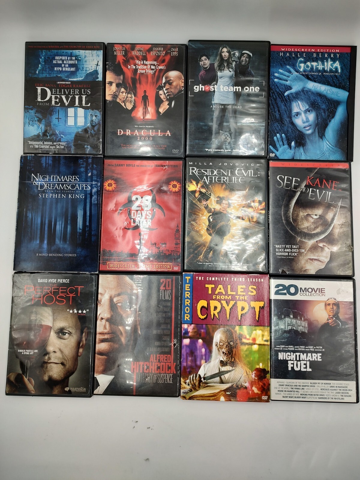 Lot Horror Suspense Slasher Movies & TV 48 Movie 22 Episode Hichcock King 22 DVD