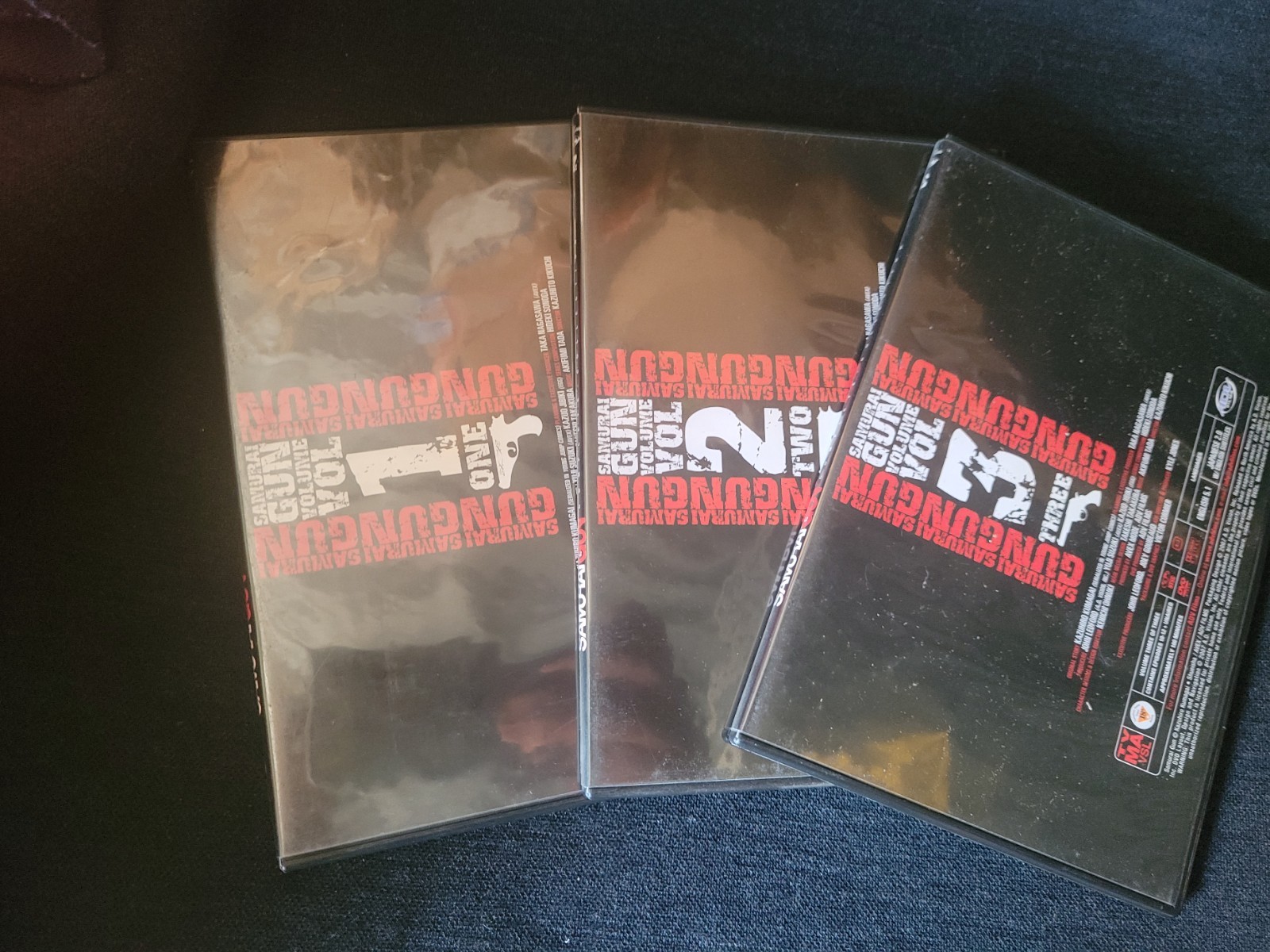 Samurai Gun: The Complete Collection Anime Vol. 1-3 DVD ADV Films English 18+