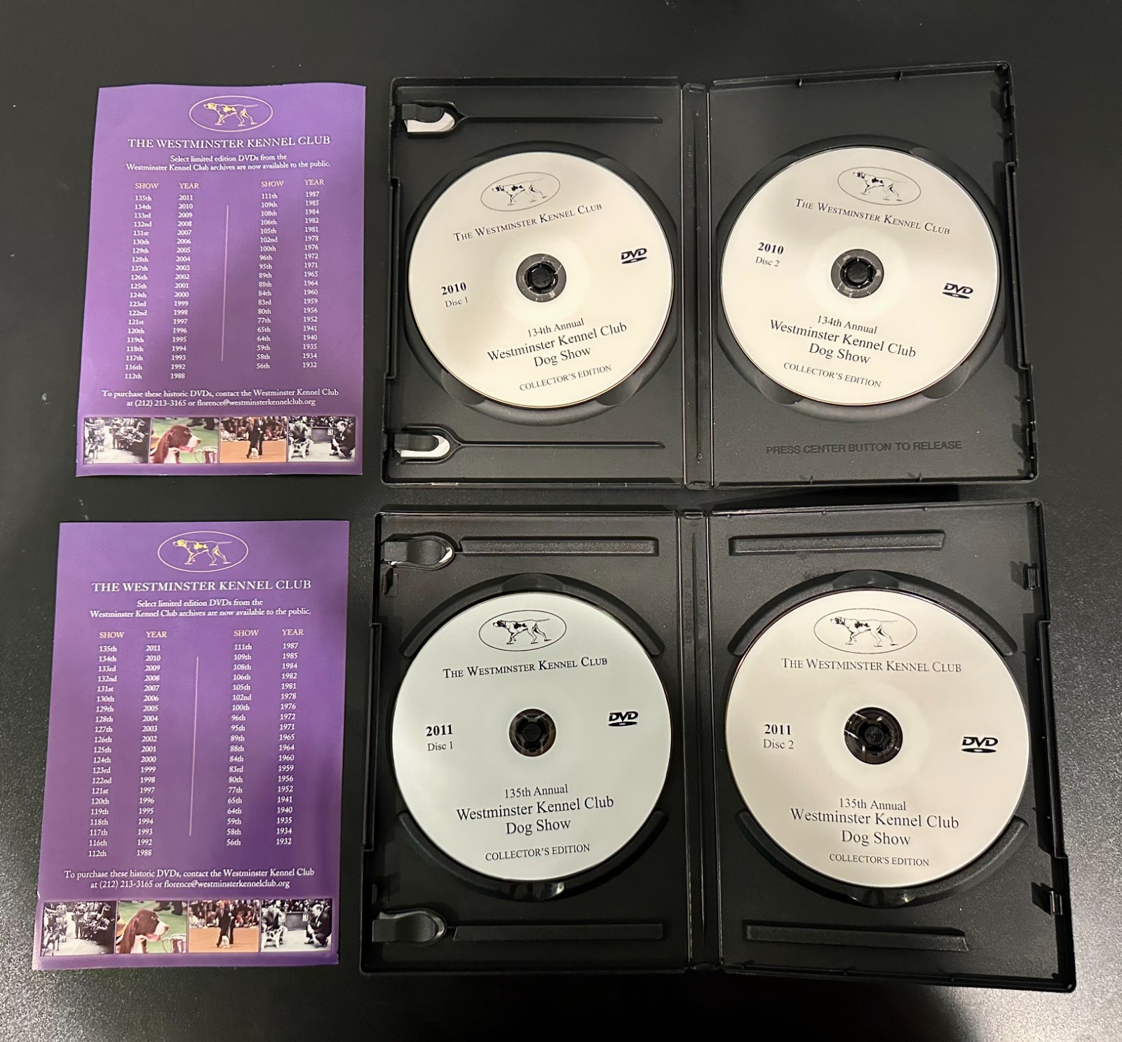 134th & 135th Annual Westminster Kennel Club Dog Show 2010-2011 (DVD)