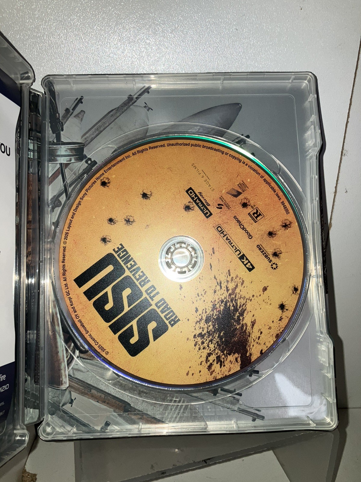 Sisu: Road to Revenge (2025, 4K UHD, Steelbook)