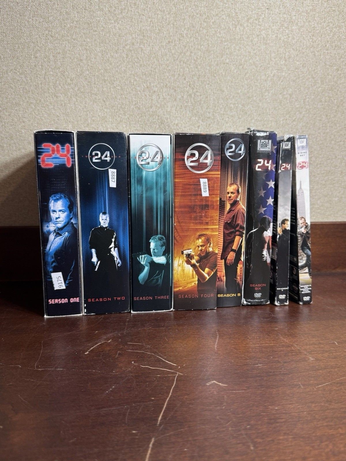DVD 24 Complete TV Series 1-8 set Seasons 1 2 3 4 5 6 7 8 lot Sutherland