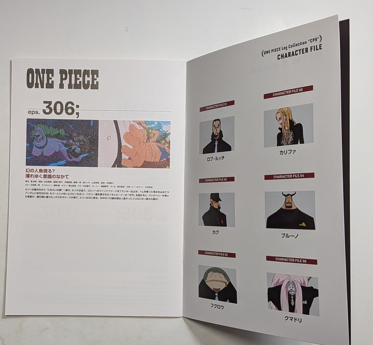 ONE PIECE Log Collection CP9 Eiichiro Oda Japanese Anime DVD