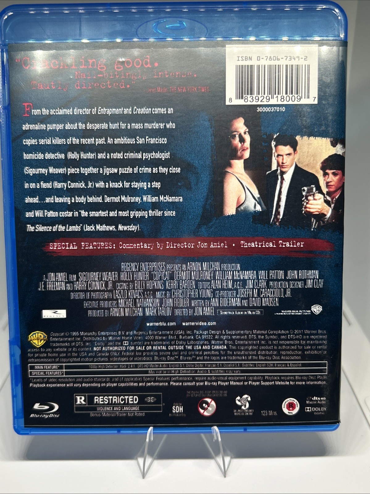 Copycat (1995) Blu-ray 2011 Sigourney Weaver Holly Hunter