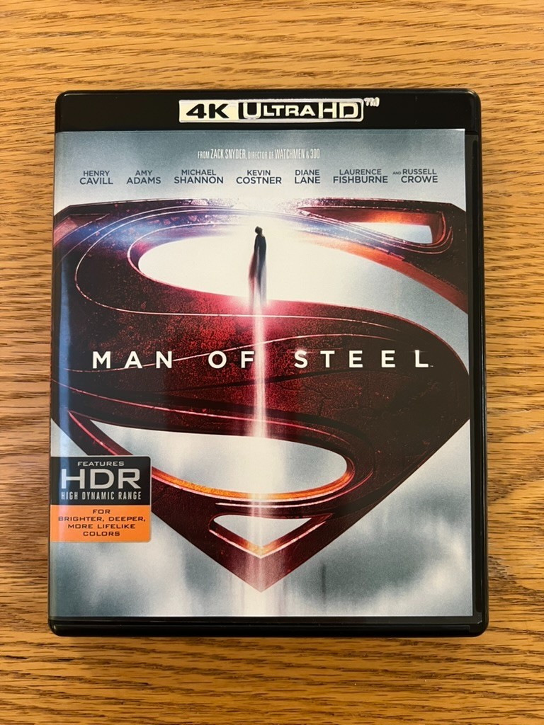 Man of Steel – Blu Ray | 4K | Ultra HD – 2013 – Zack Snyder