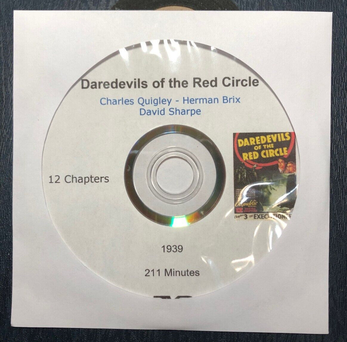 Daredevils of the Red Circle – Cliffhanger Serial Movie DVD Charles Quigley