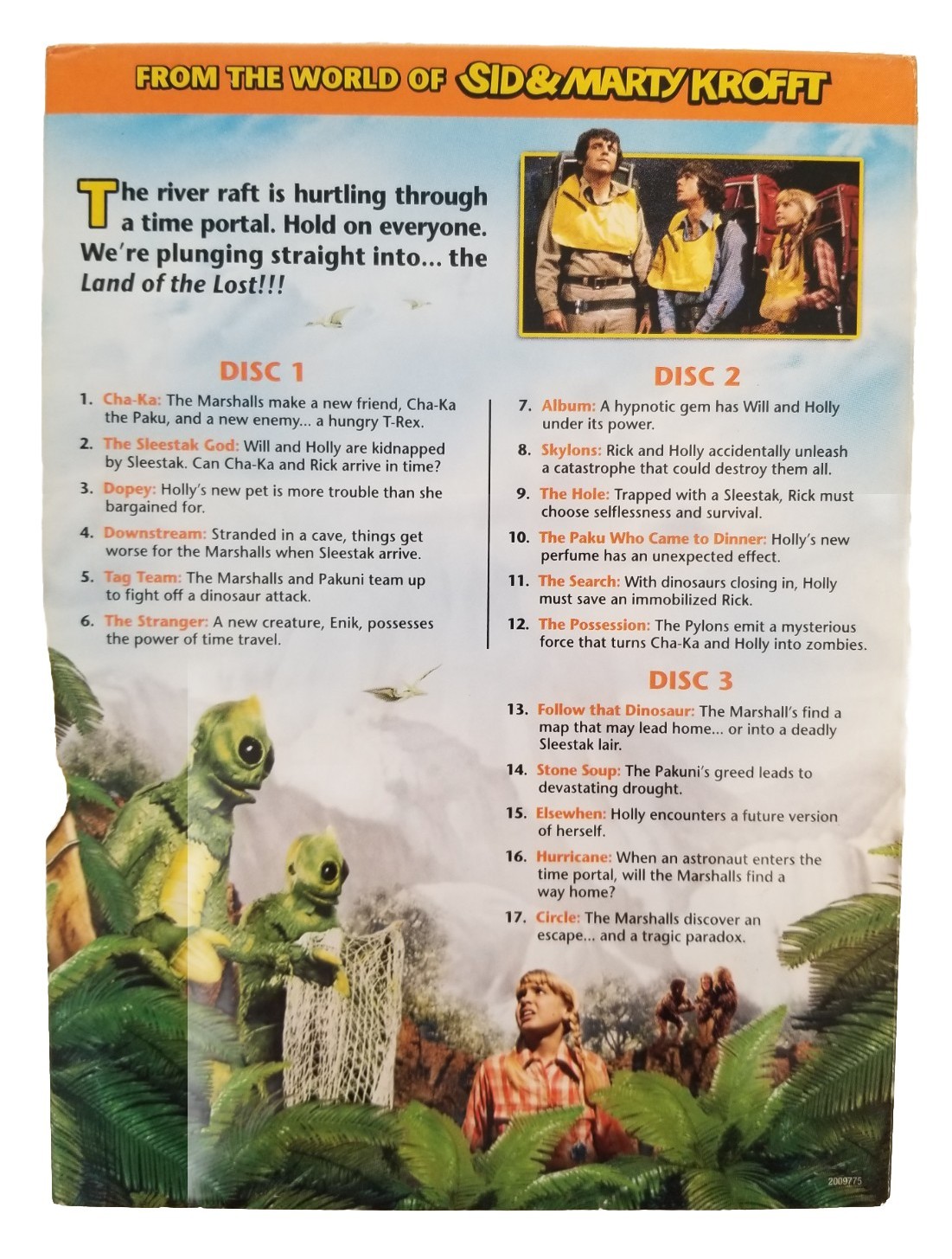 LAND OF THE LOST 2009 Complete Series DVD Season 1-3 (7 Disc Set) 1974 Series 🌋