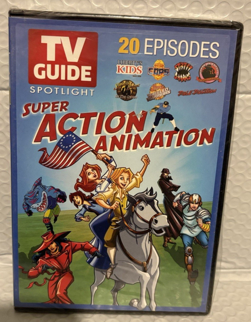 TV Guide Spotlight – Super Action Animation: 20 Episodes (DVD) NEW!