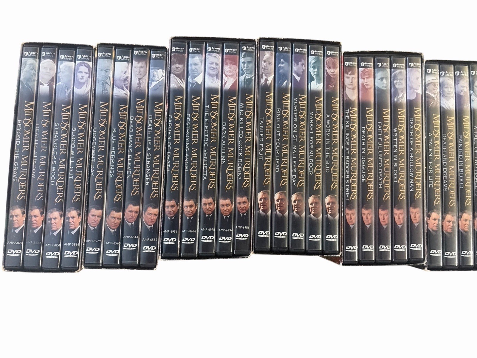 Midsomer Murders DVD Lot Set 1-16 + 18 Acorn British Crime Drama Discs Mint