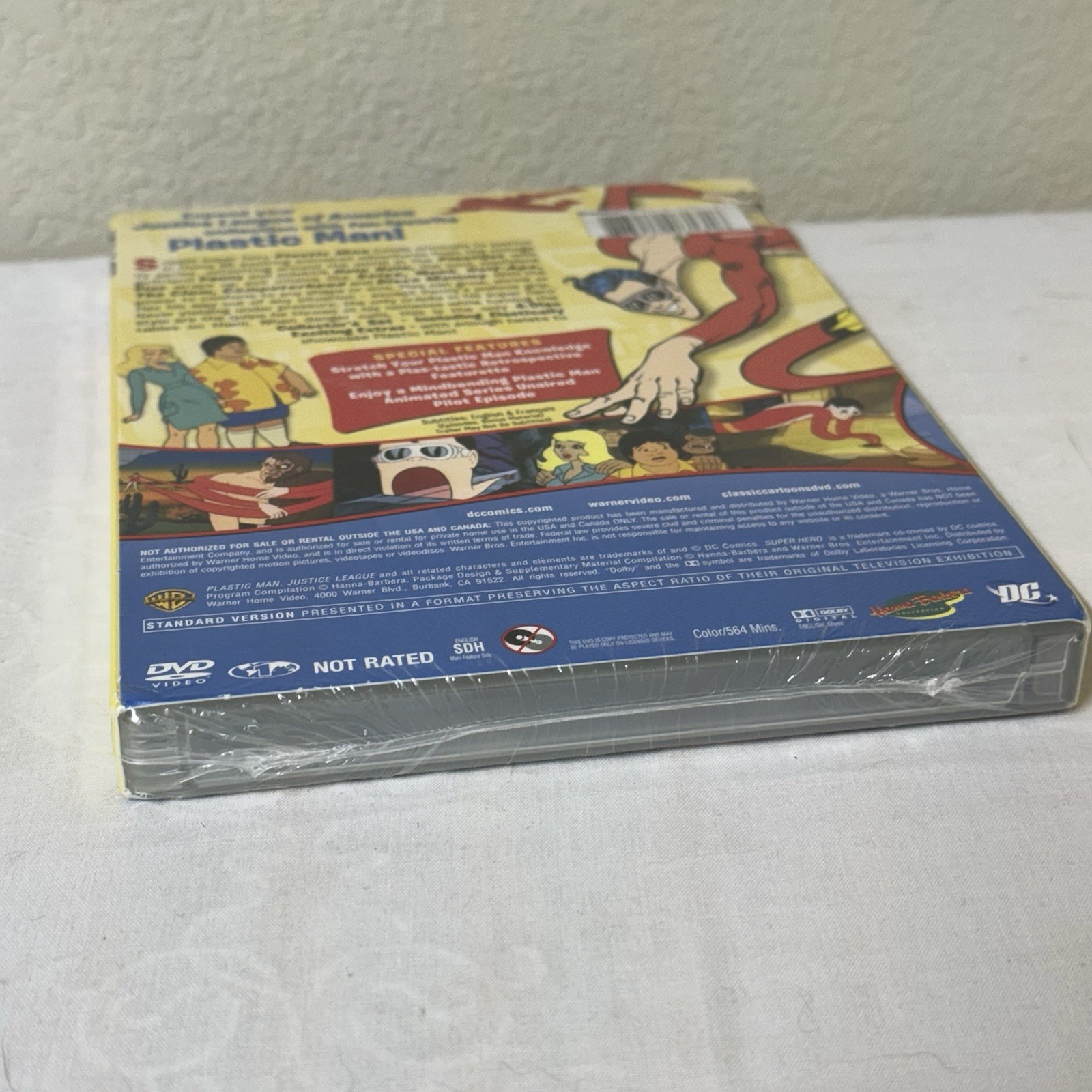PLASTIC MAN COMPLETE COLLECTION DVD SET NEW SEALED WITH SLIPCOVER DC SUPER HERO