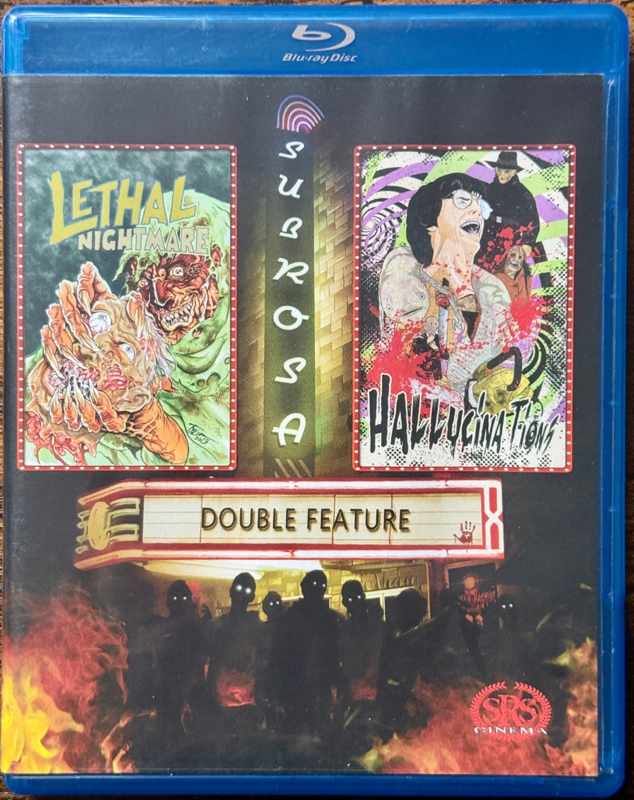 LETHAL NIGHTMARE/HALLUCINATIONS SRS CINEMA USED BLU-RAY RARE LIMITED EDITION