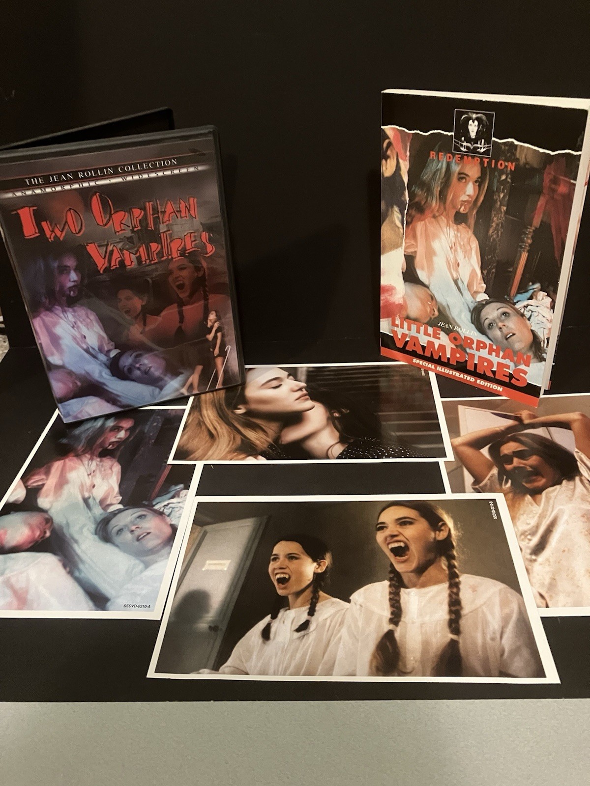 Two Orphan Vampires (DVD 2002) and Special Ill. Edition Novel (Redemption 1995)