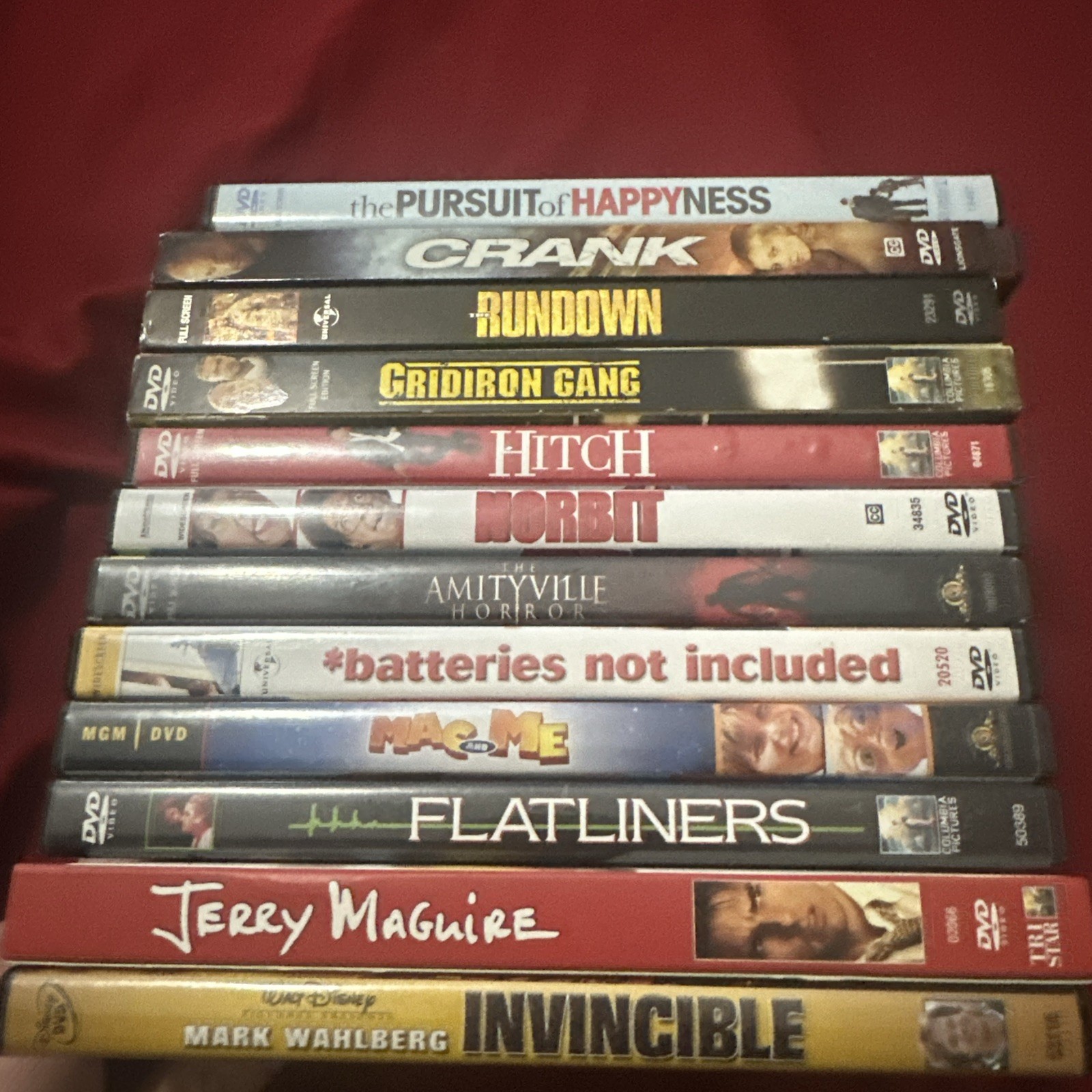 Lot of 12 DVDs Mixed Movies Comedy Action Drama Family Good Preowned