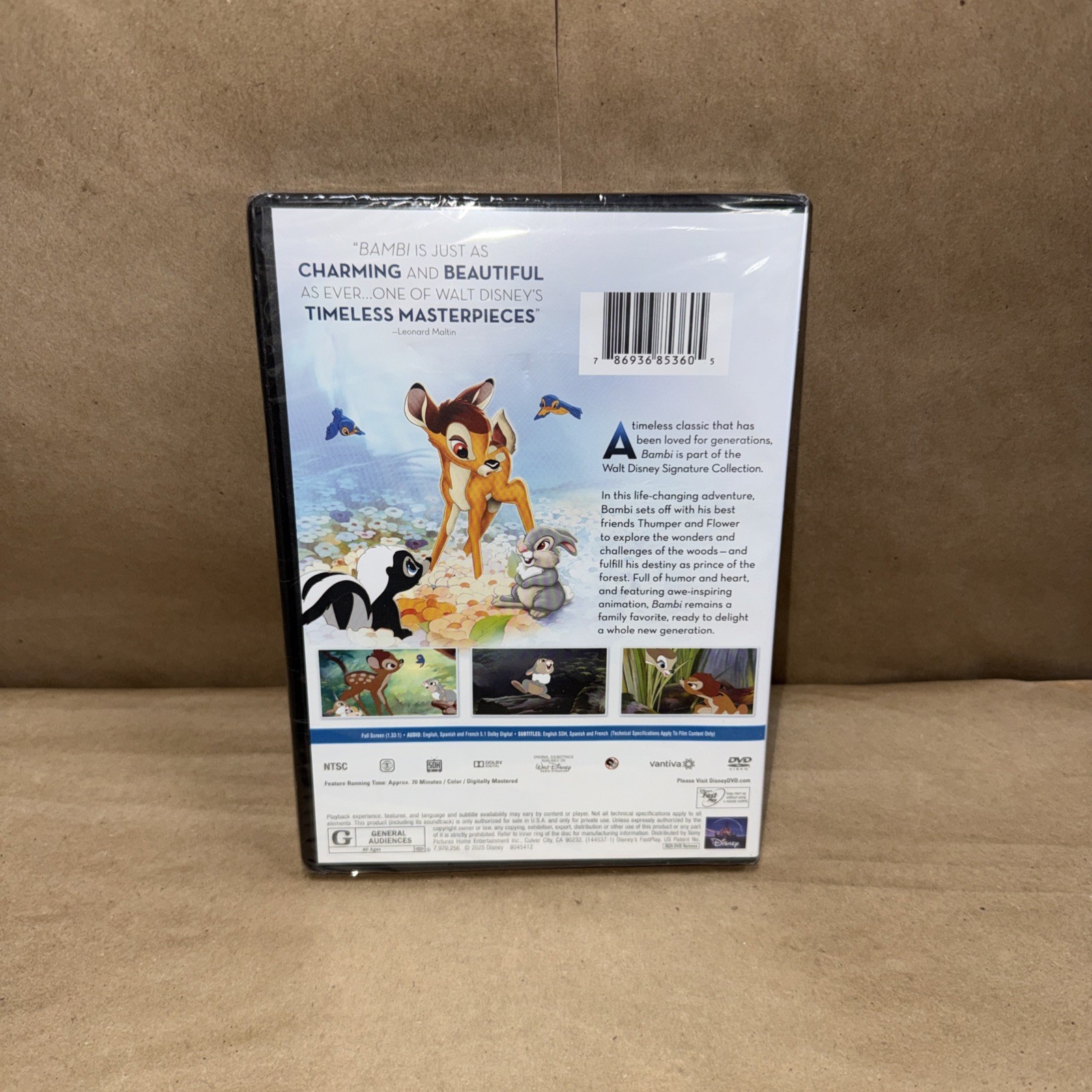 Bambi – DVD (NEW) SEE DESCRIPTION