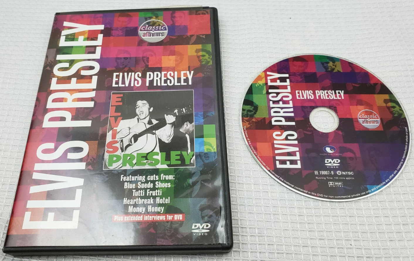 ELVIS PRESLEY CLASSIC ALBUMS DVD EAGLE EYE 2001 100 MINUTES INCLUDES INTERVIEWS