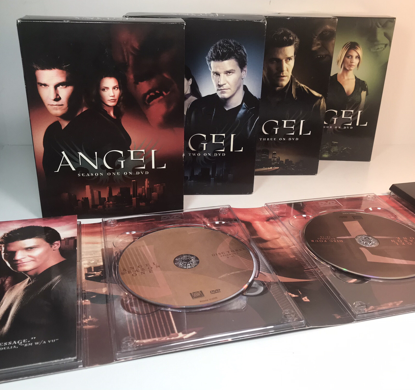 Angel: T. V. Series Volumes 1 Thru 4 Complete DVD Sets – Exceptional Preowned