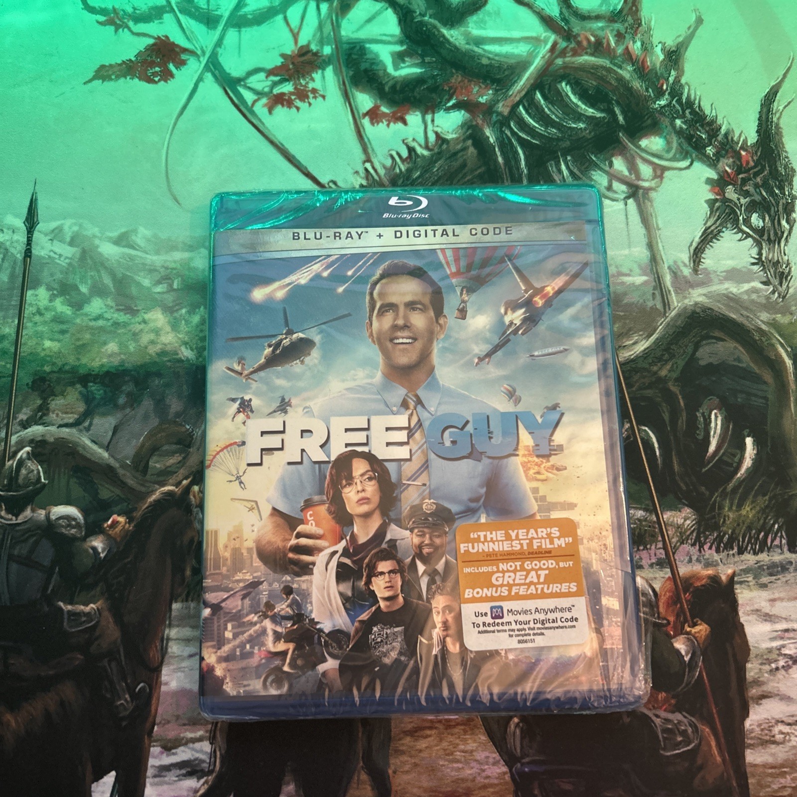 Free Guy (Blu-ray, 2021) (NEW but slightly torn seal)